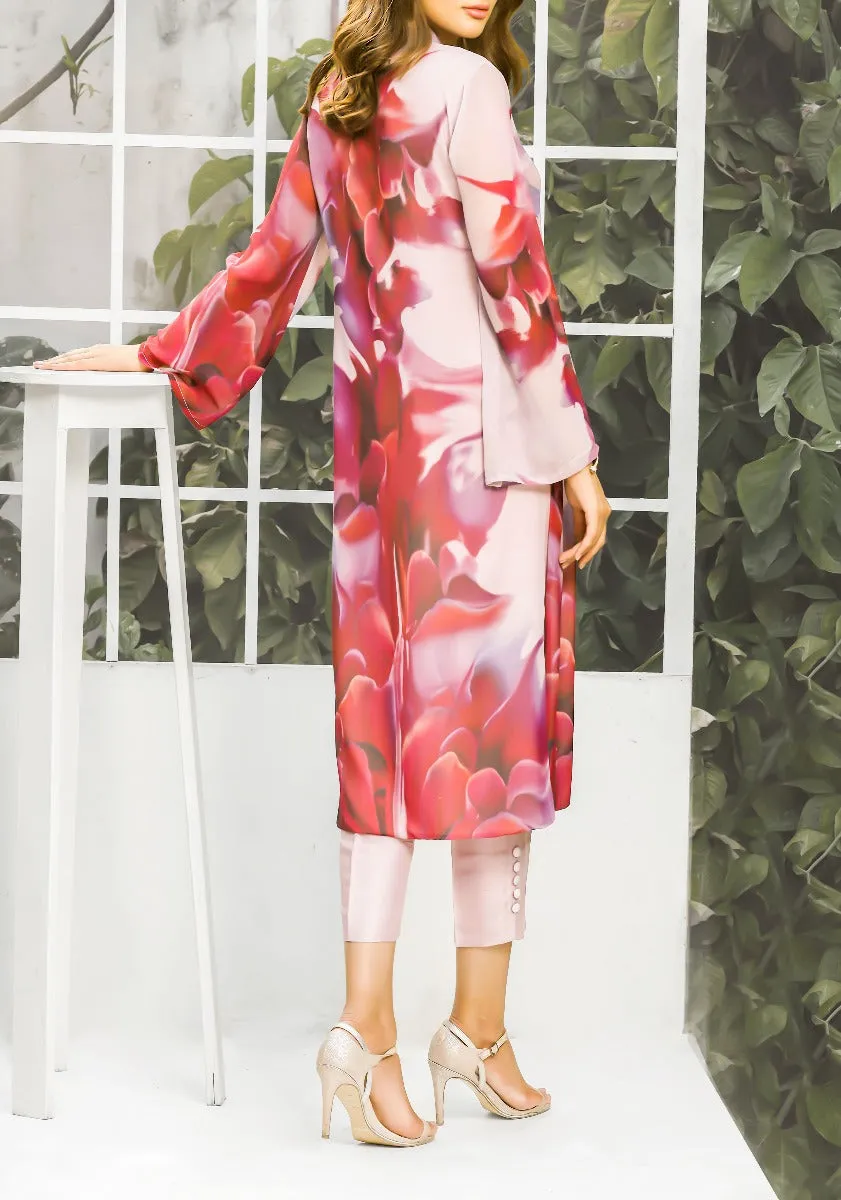 Ailia-Rose coloured Floral Printed Tunic (tunic only)