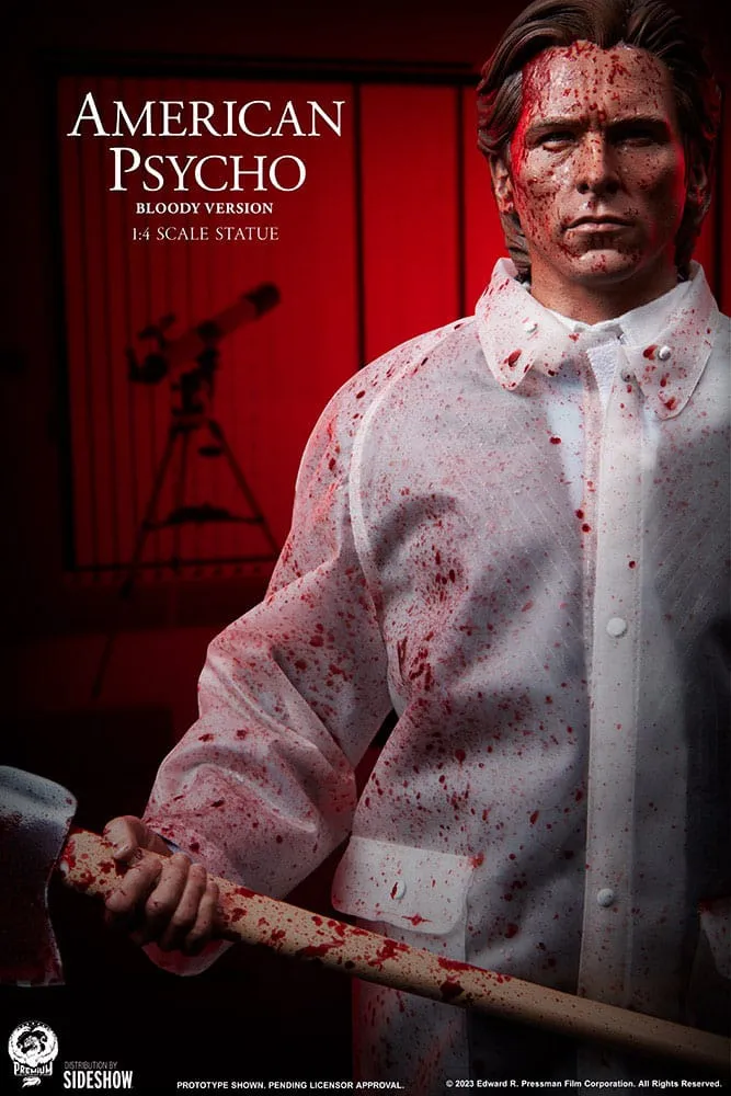 American Psycho Statue 1/4 Patrick Bateman Bloody Version 57 Cm