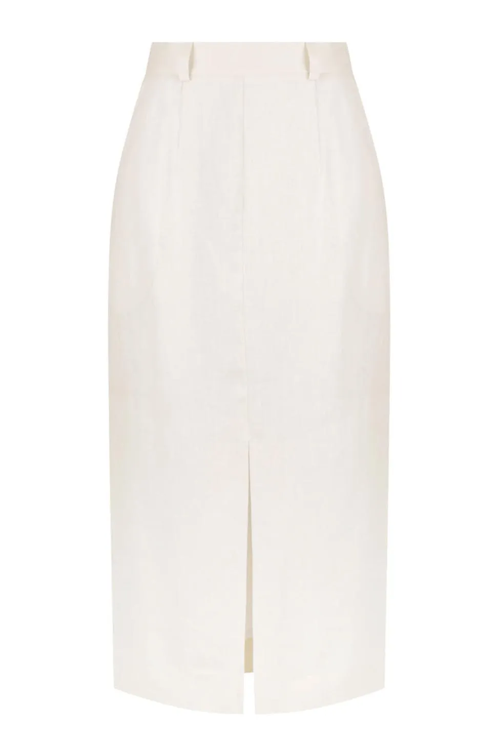 Annie Linen Skirt | Ivory