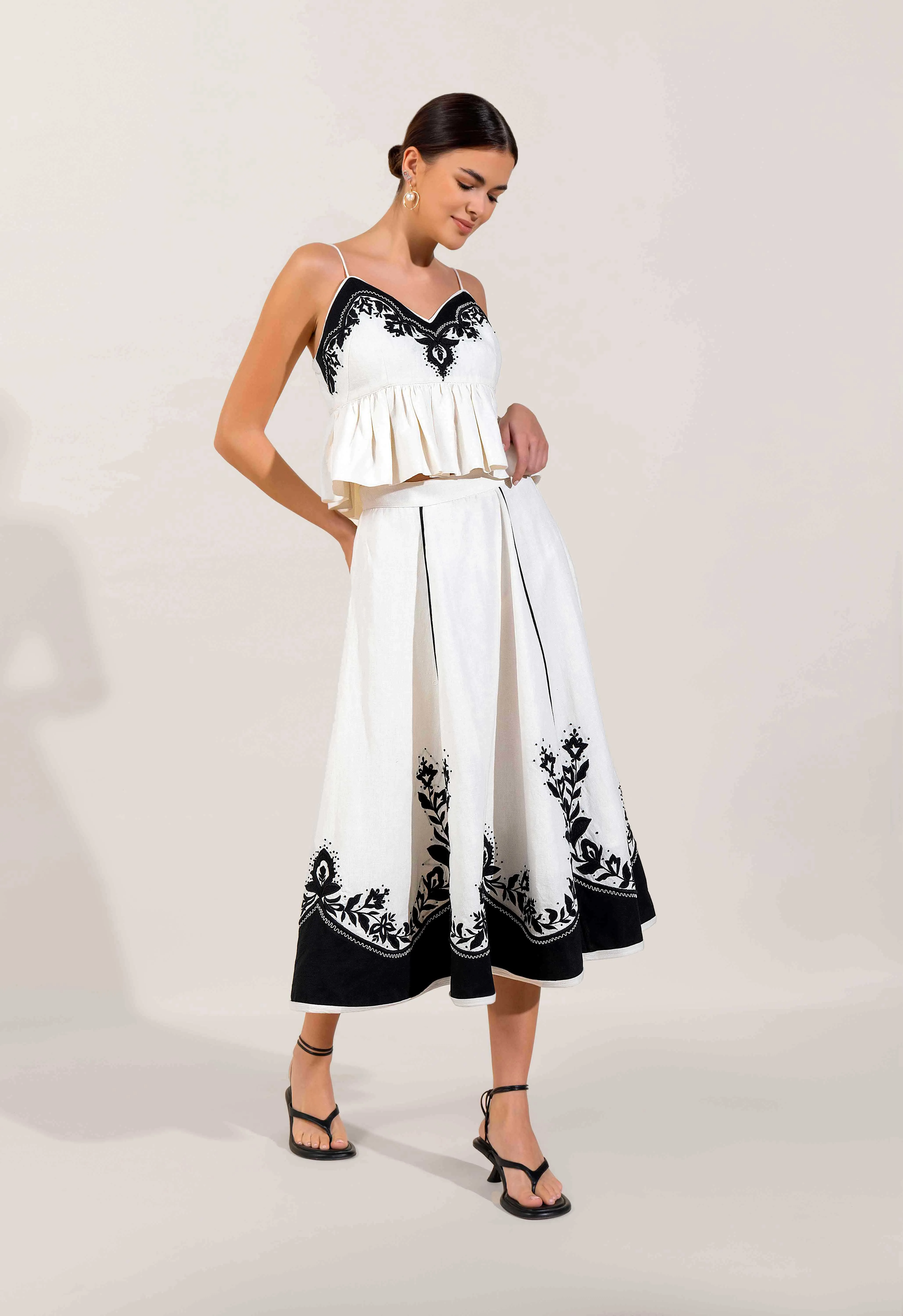 Antonia Skirt Vanilla White