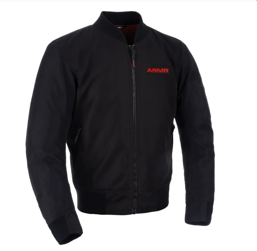 Armr Waterproof Black Bomber Jacket 2.0