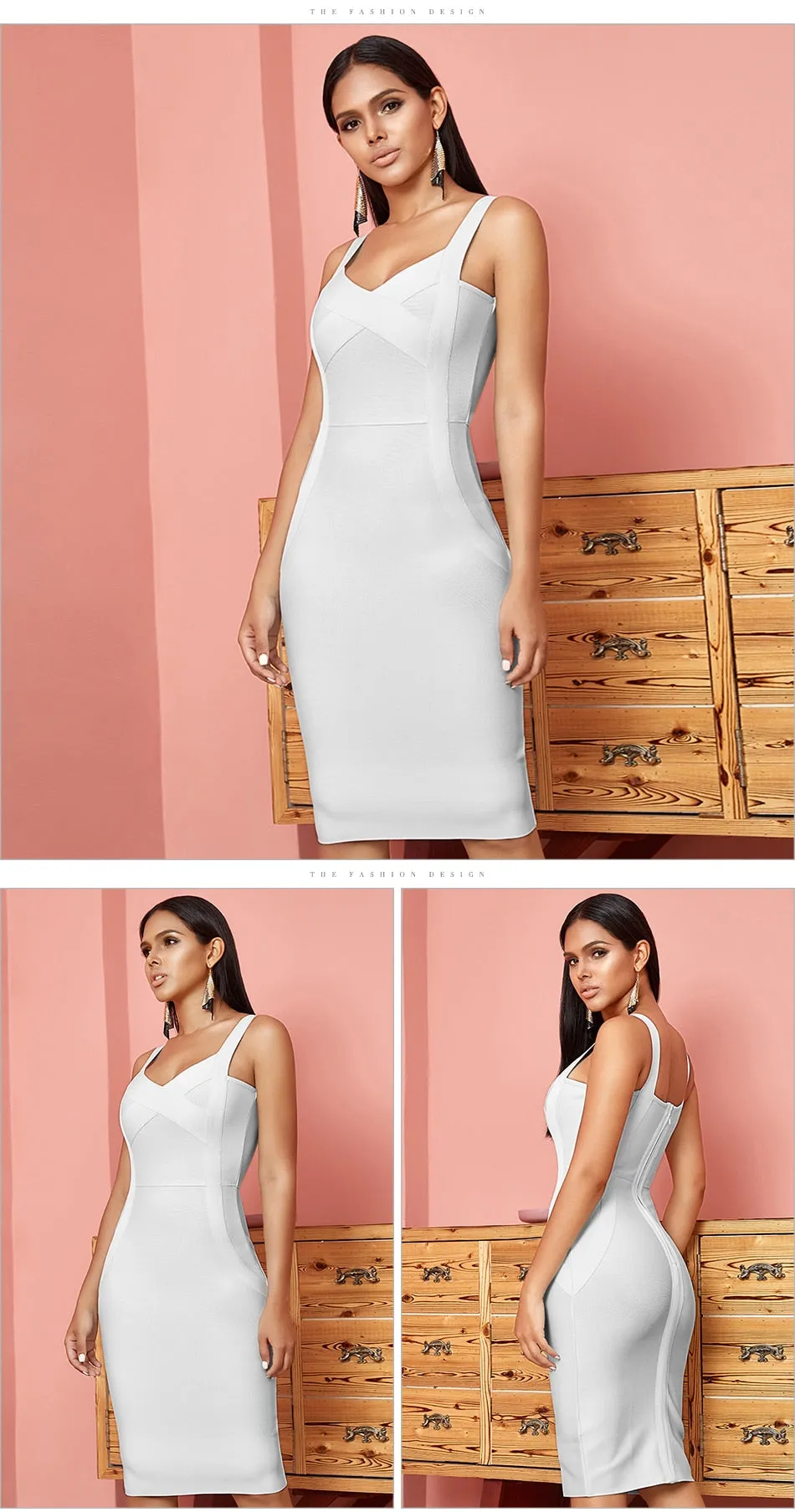 Aydee Bodycon Bandage Dress