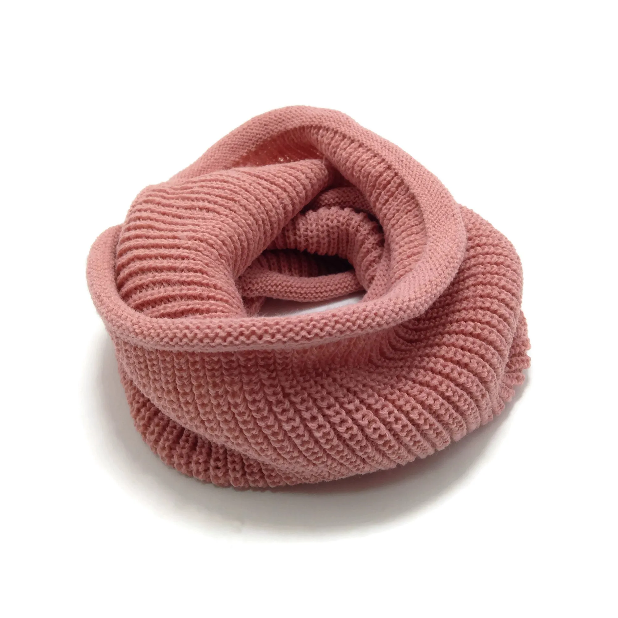 Baby Knit Infinity Scarf Toddler Neck Warmer | Ivory
