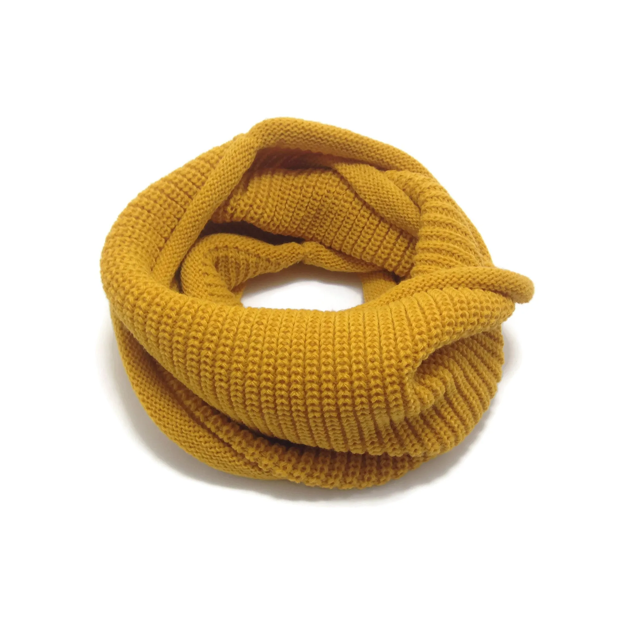 Baby Knit Infinity Scarf Toddler Neck Warmer | Ivory