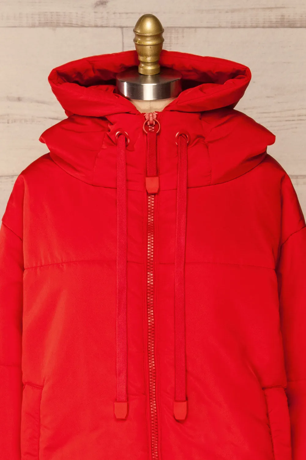 Bachillero | Red Puffer Jacket