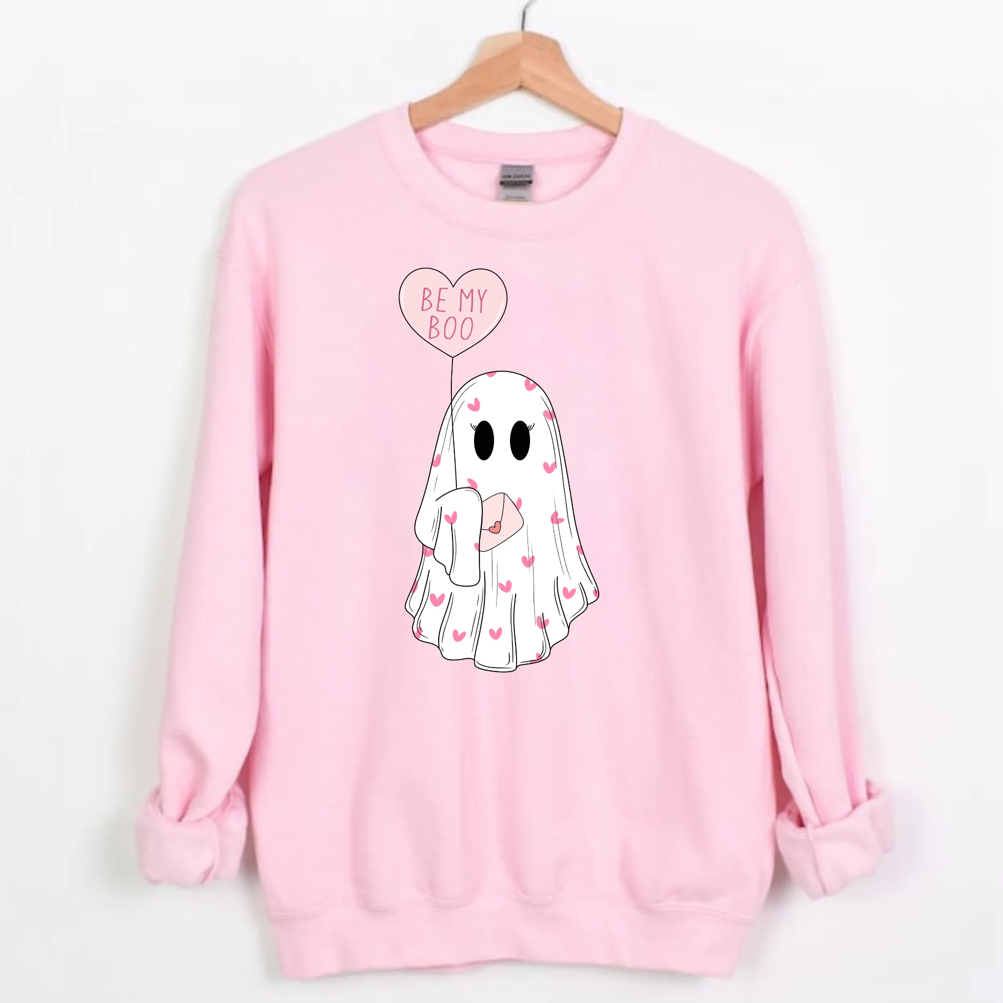 Be My Boo Valentine Ghost Sweatshirt