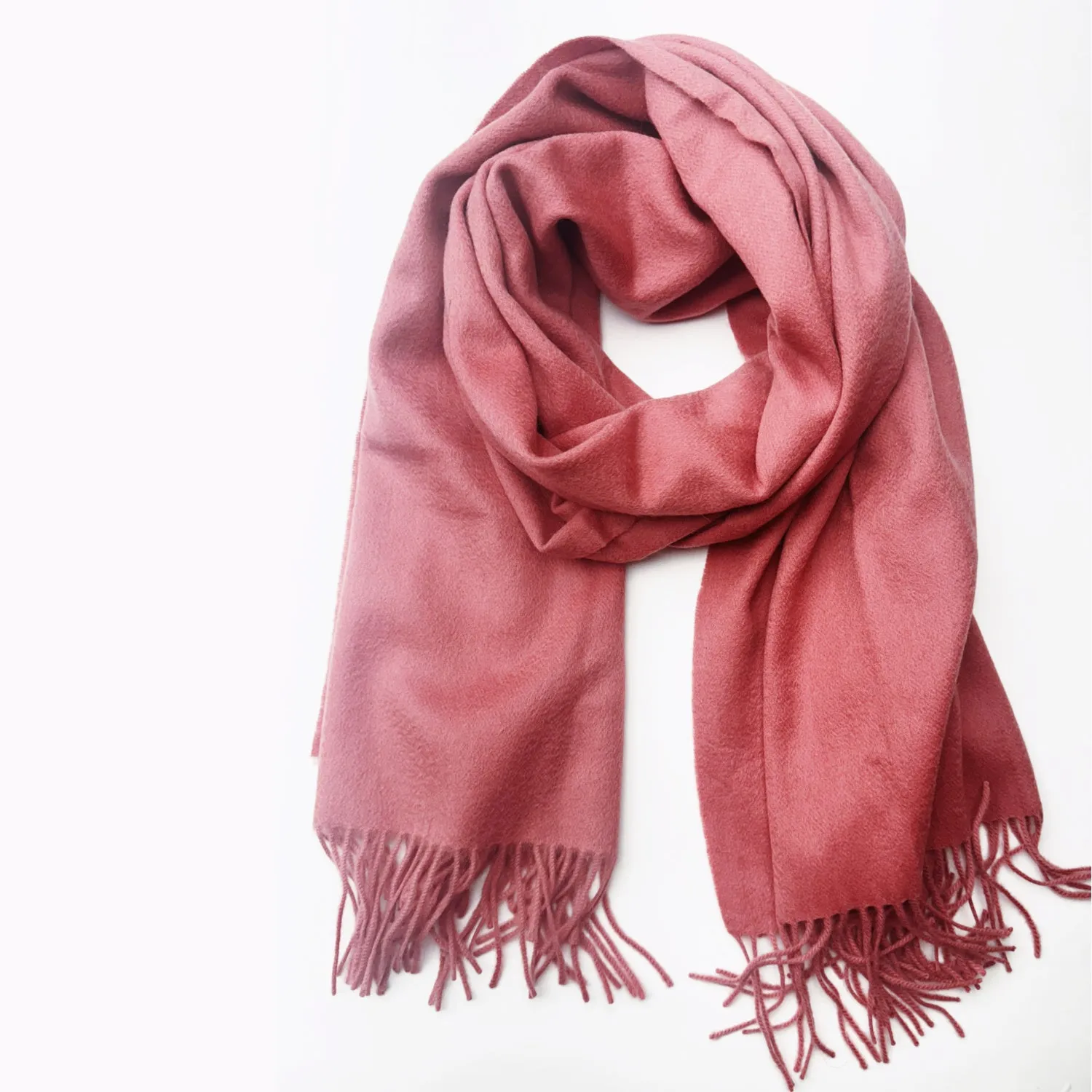 Black Long Lambswool scarf | Pure Wool Shawl