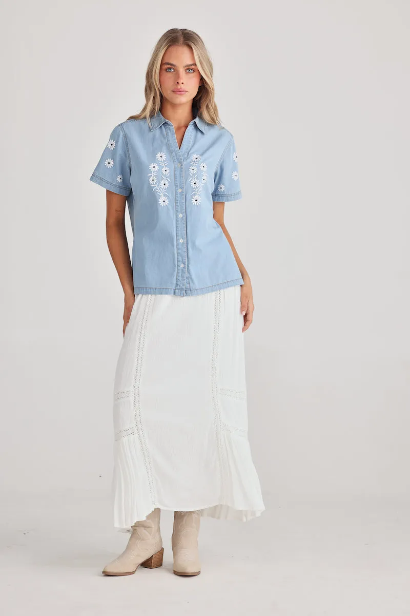Cece Denim Shirt