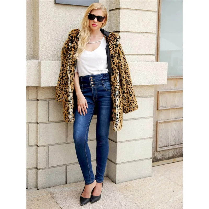 Estylo Leopard Print Stylish Cardigan