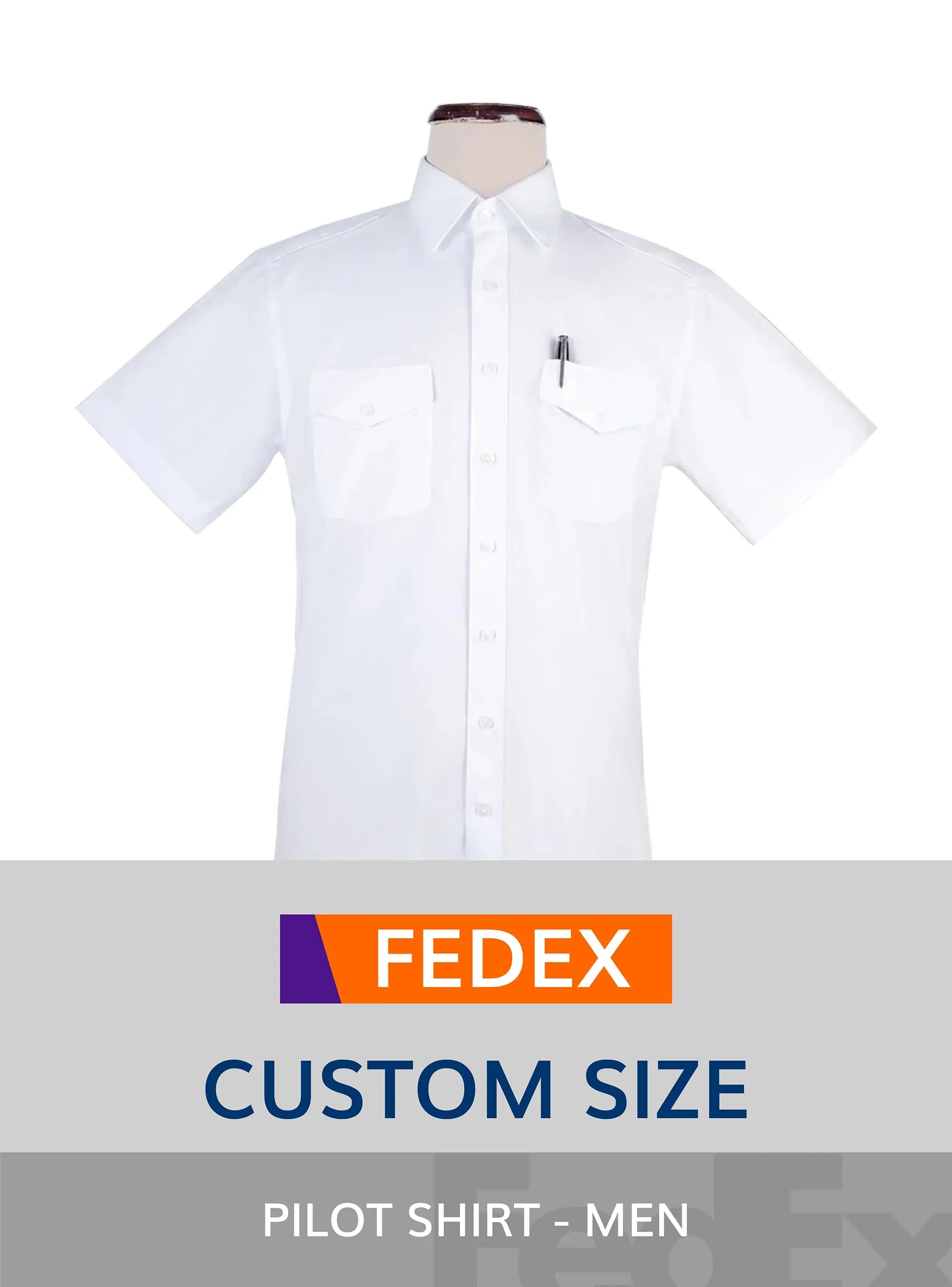 FEDEX Custom Pilot Shirt Men
