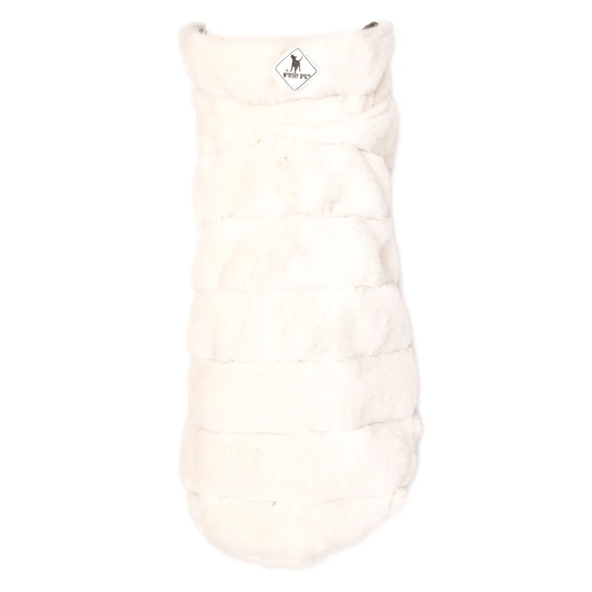 Fur Dog Coat Winter White