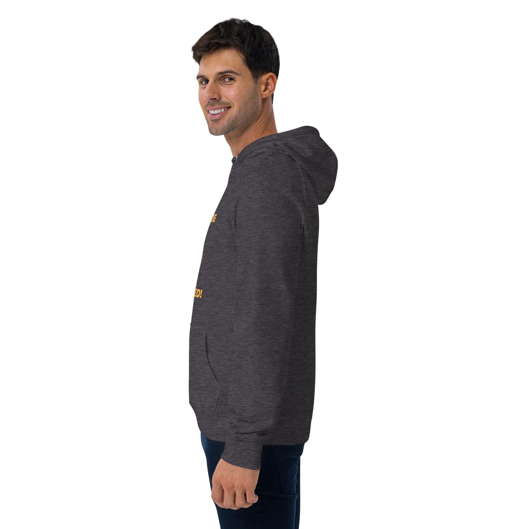 Grateful Thankful And Stuffed Graphic Men Eco Raglan Hoodie