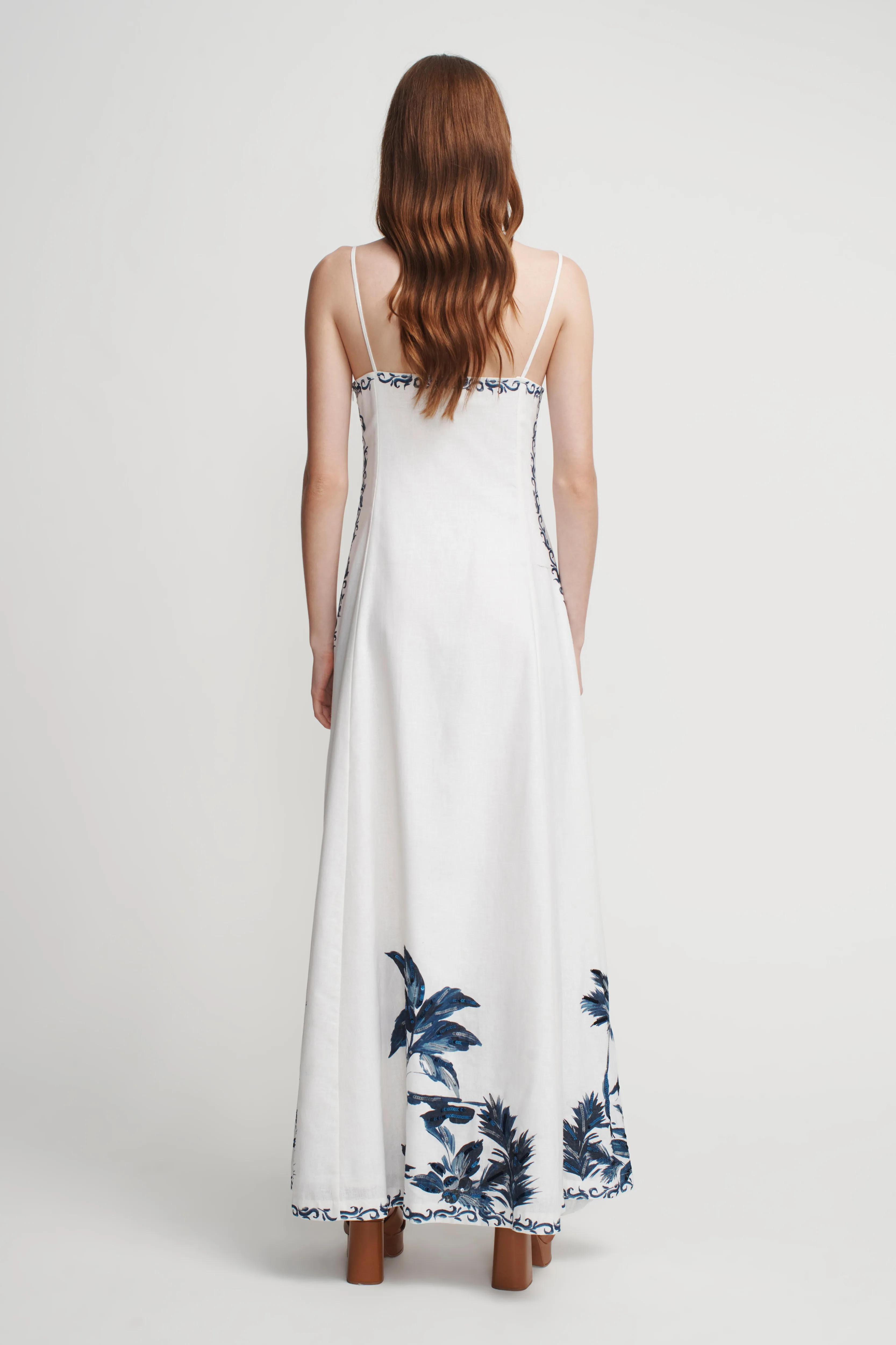 Hansen & Gretel - Pepper Maxi Dress - Blue Hawaiian