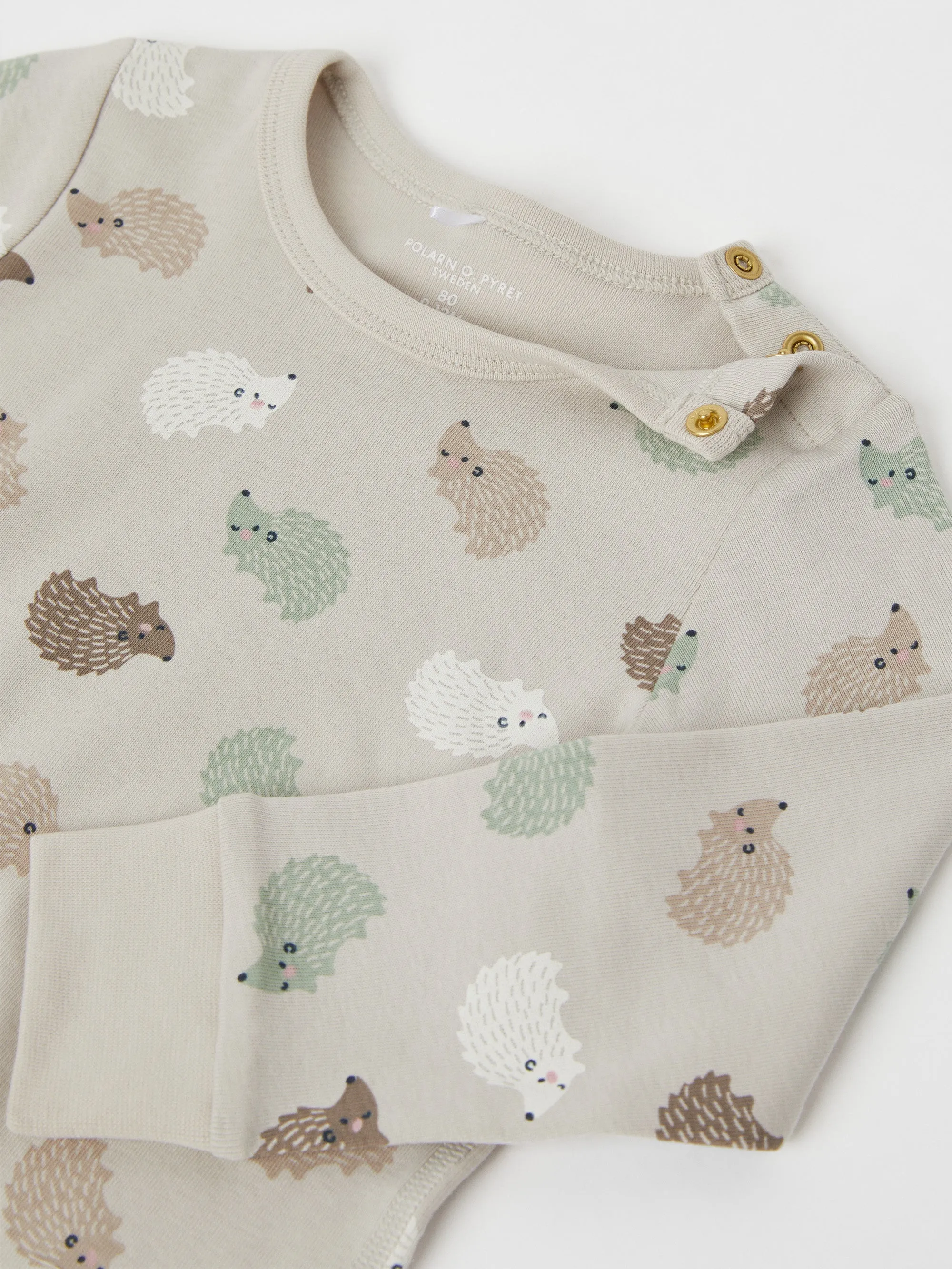 Hedgehog Print Babygrow