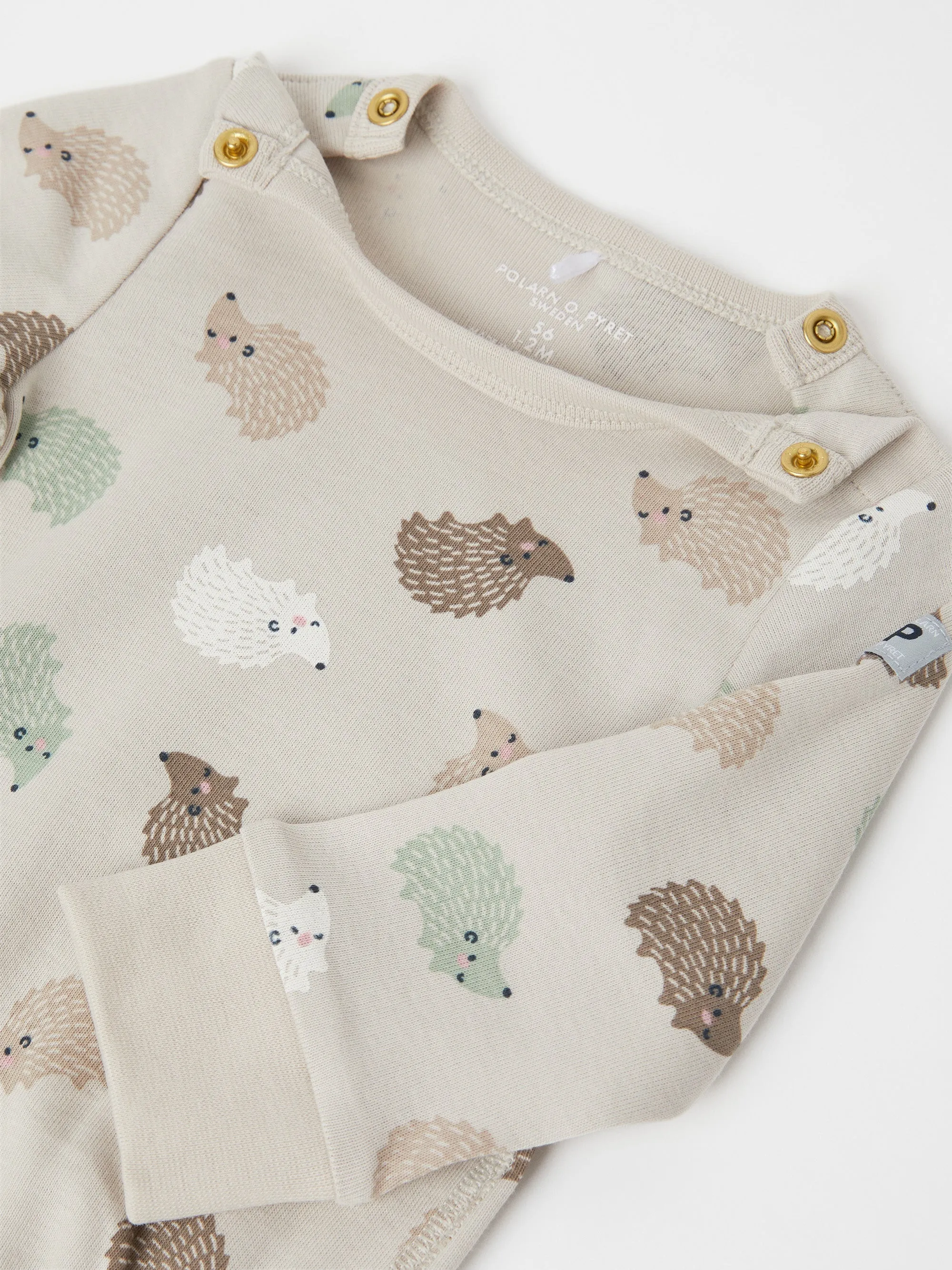 Hedgehog Print Babygrow
