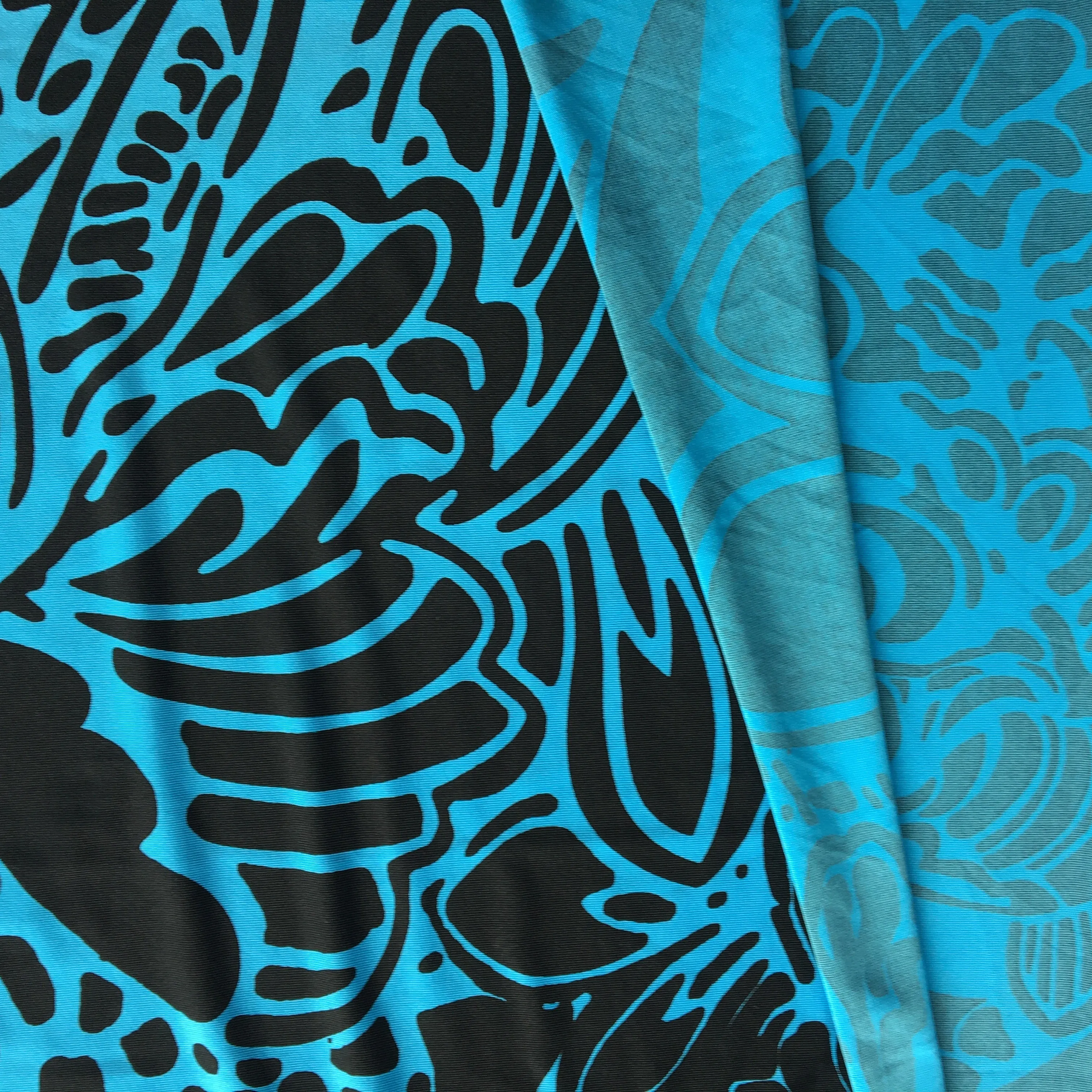 Hoop Scarf: Aqua Ultra- Stretch