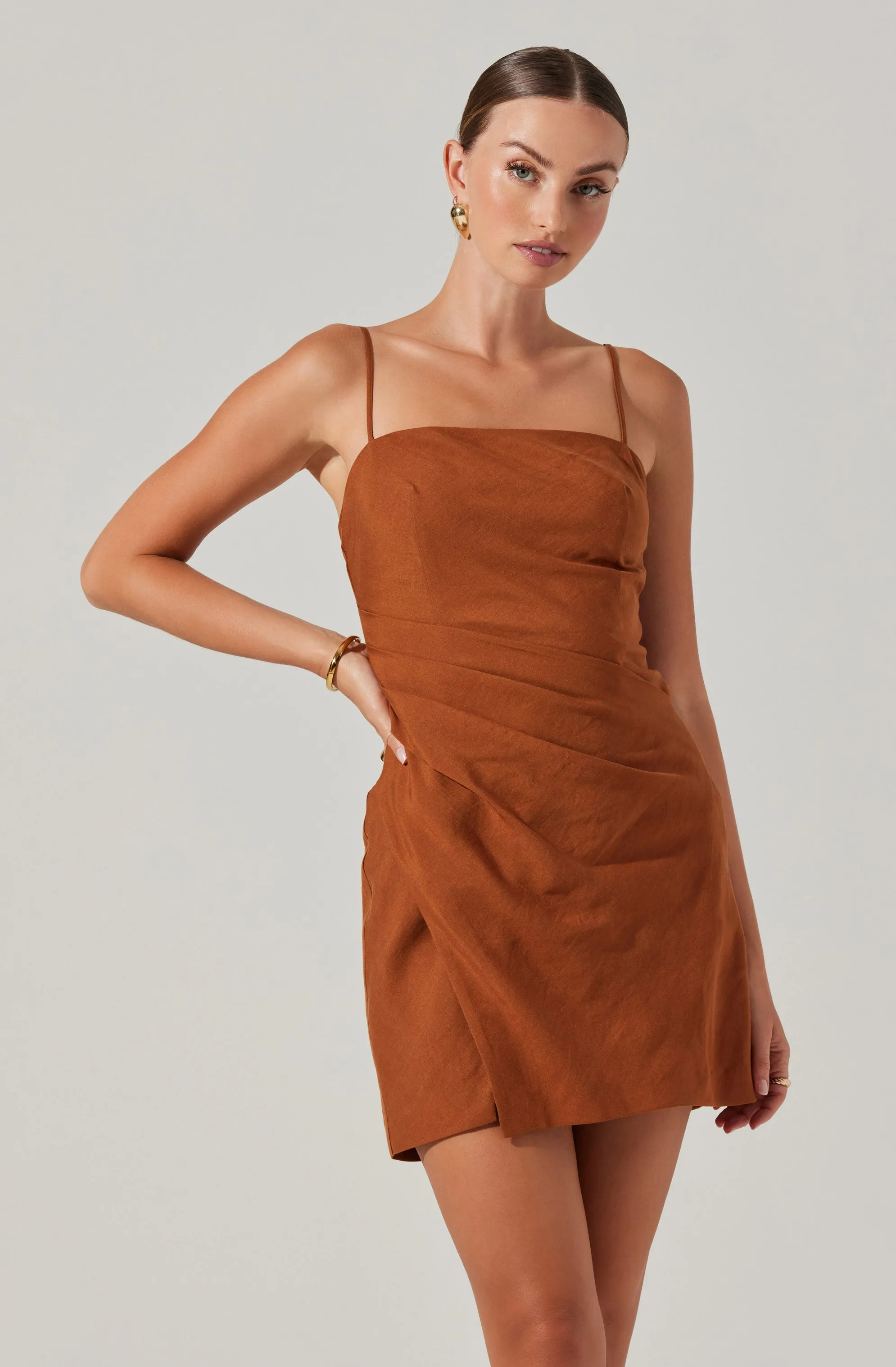Isadora Draped Mini Dress