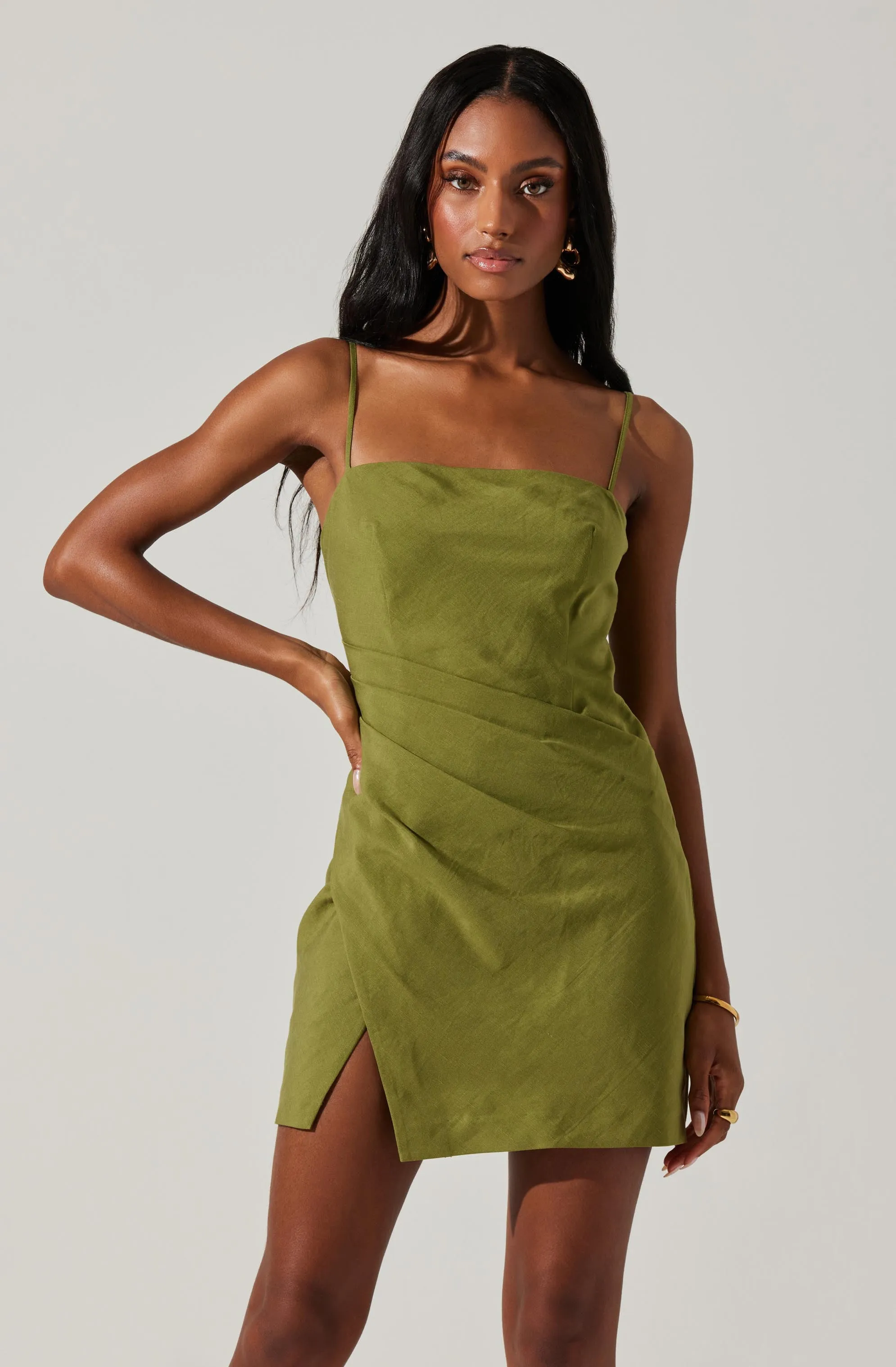 Isadora Draped Mini Dress
