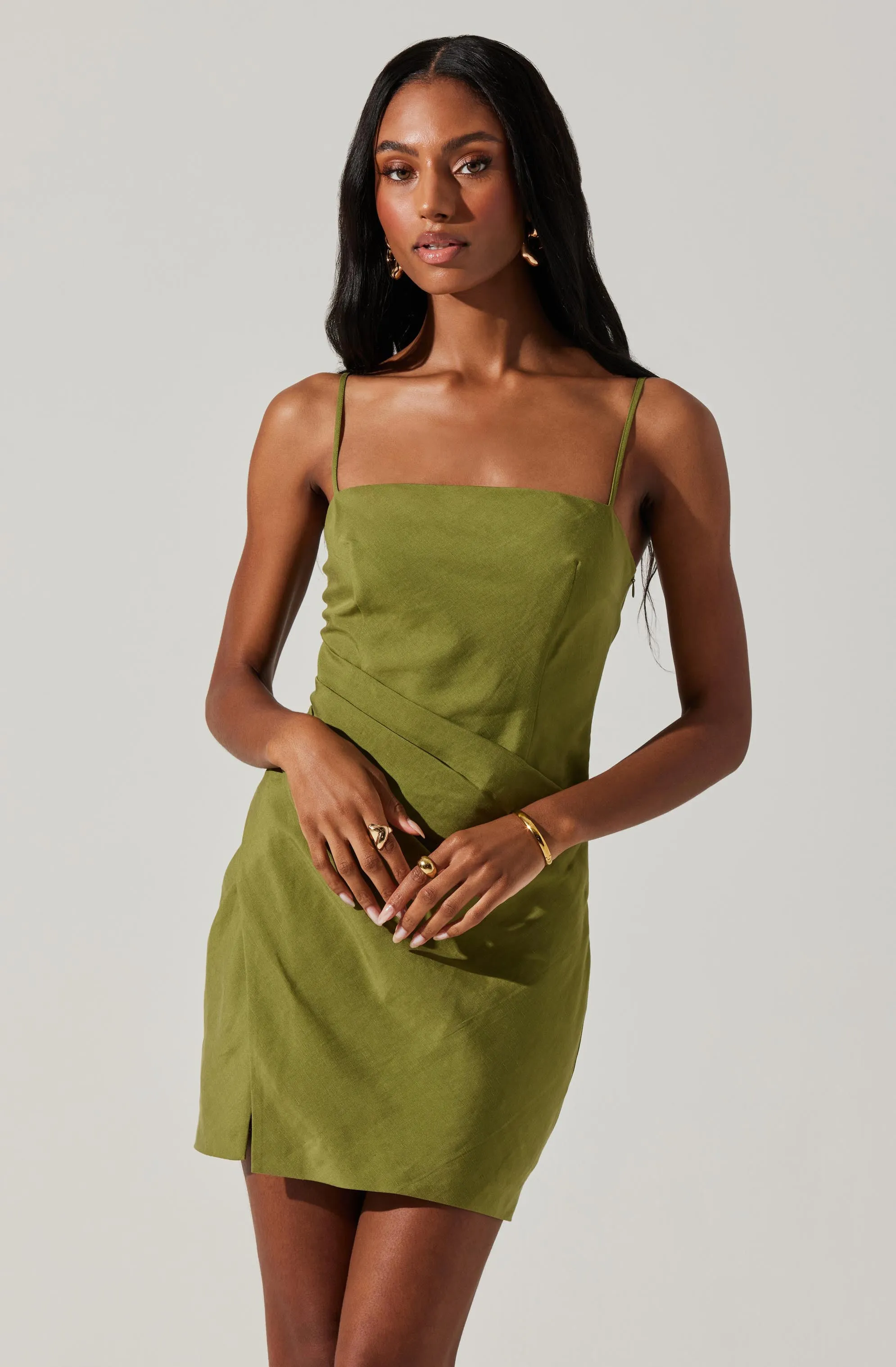 Isadora Draped Mini Dress