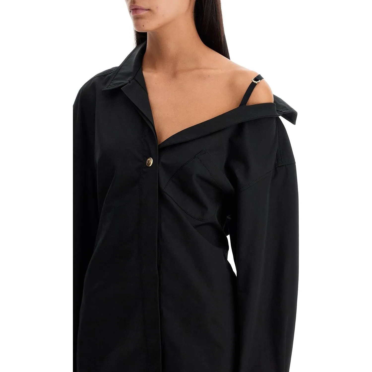 Jacquemus 'la mini robe chemise' shirt dress