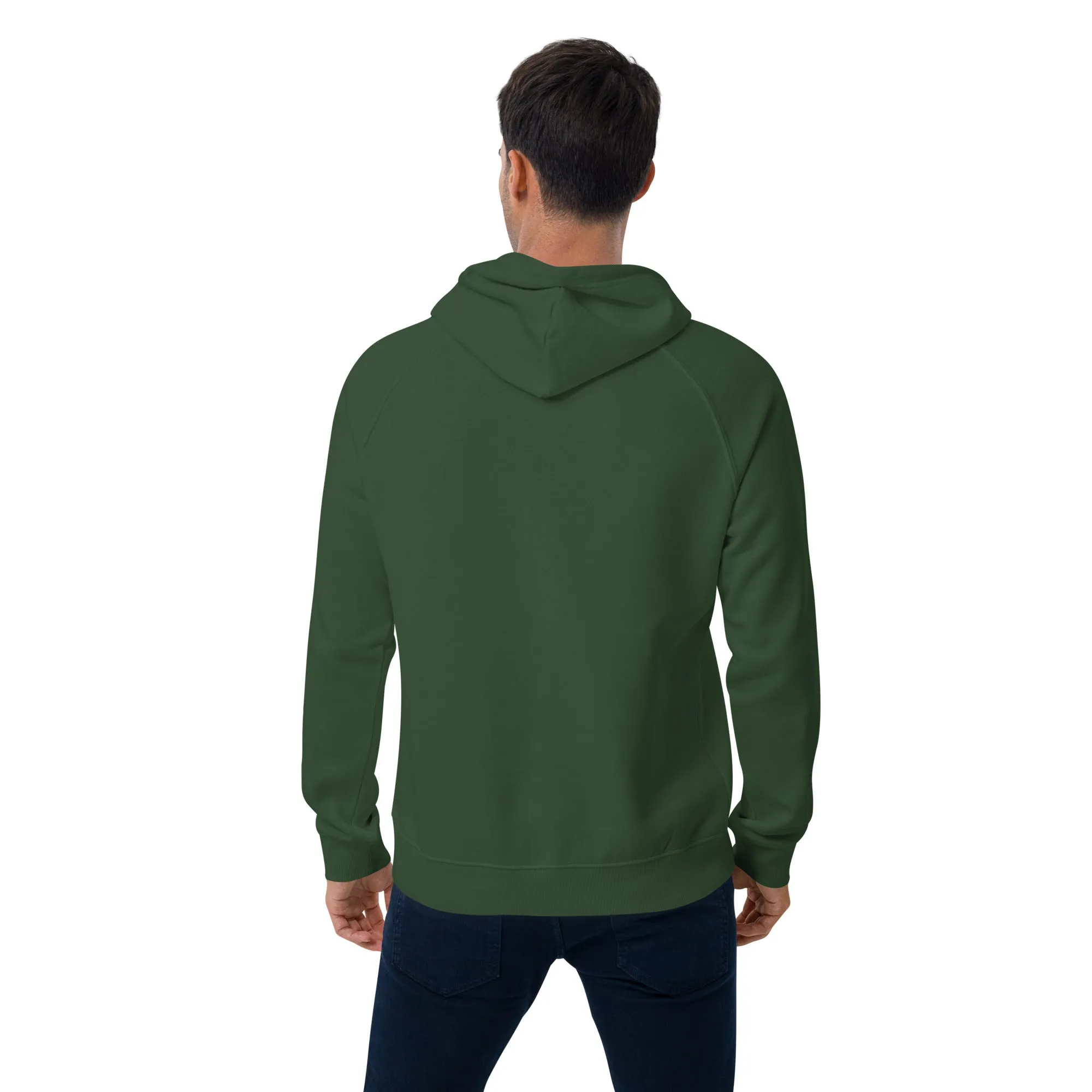 Jesus Saves Graphics Men Eco Raglan Hoodie