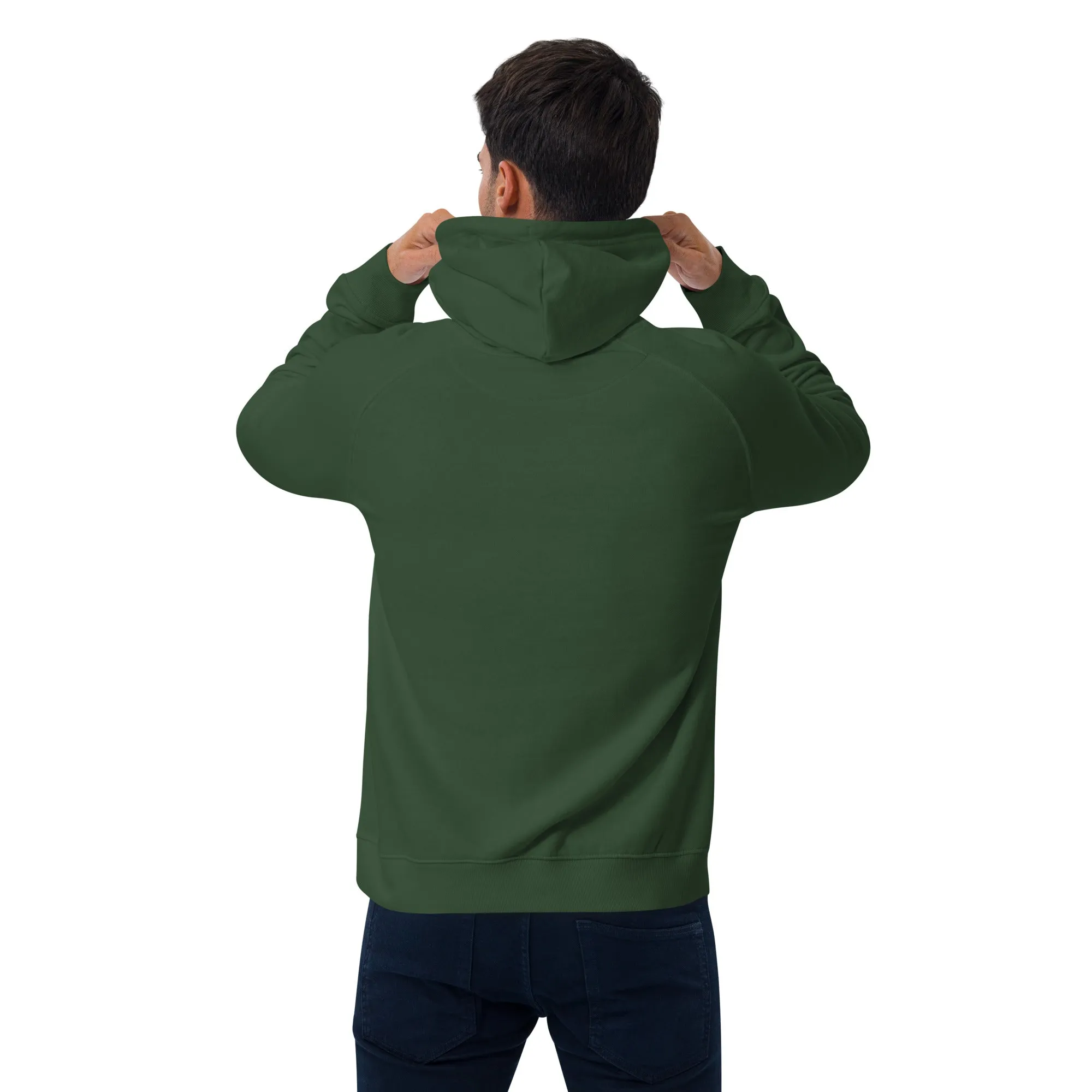 Jesus Saves Graphics Men Eco Raglan Hoodie