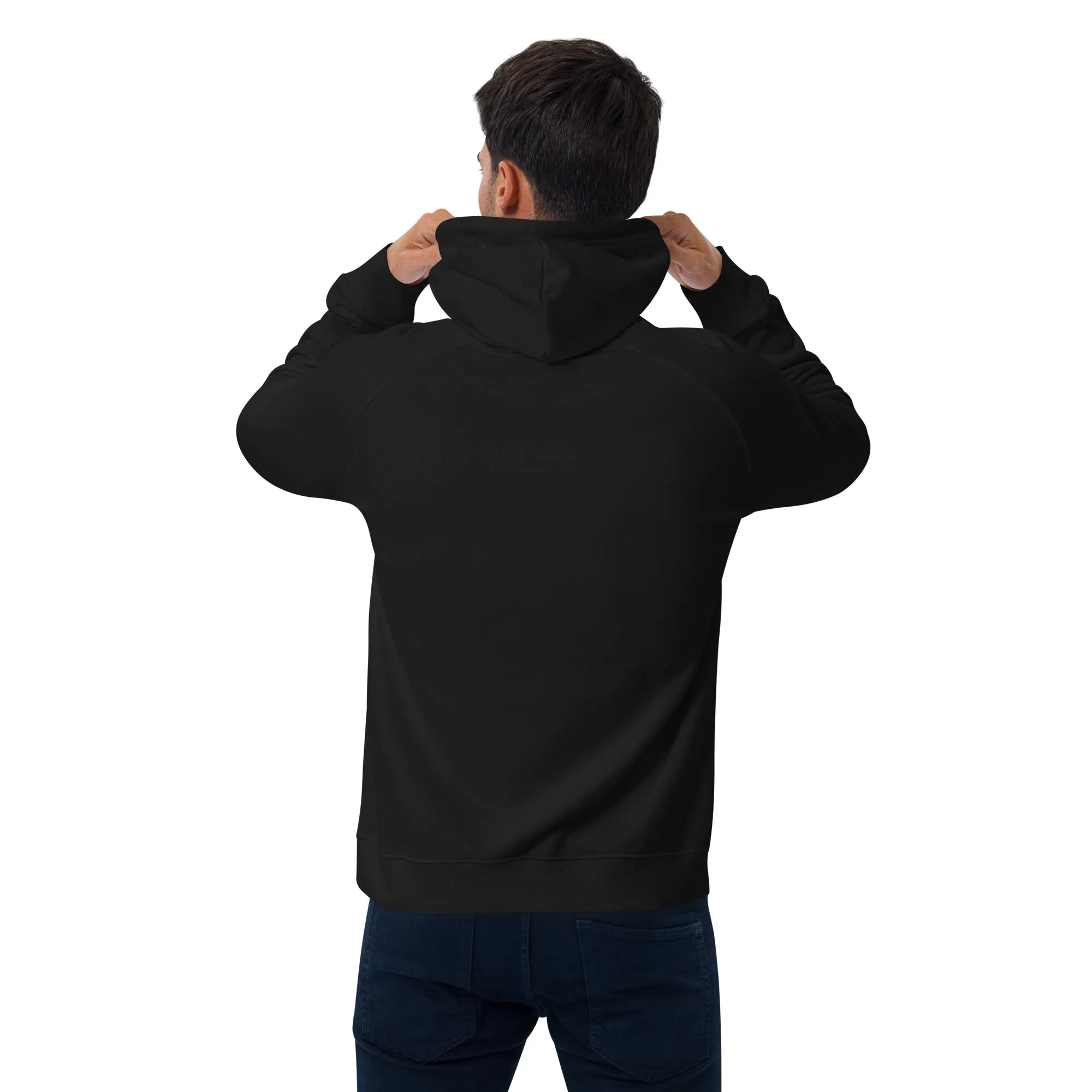 Jesus Saves Graphics Men Eco Raglan Hoodie