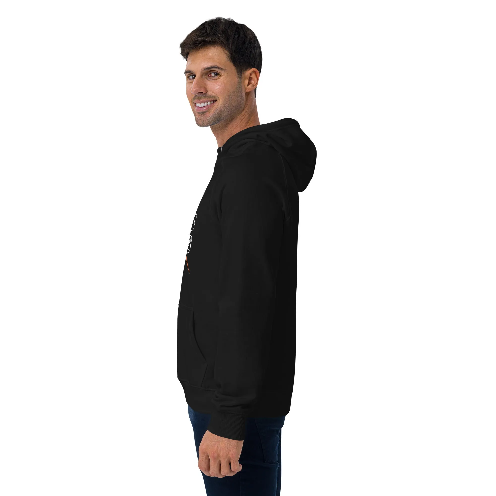Jesus Saves Graphics Men Eco Raglan Hoodie