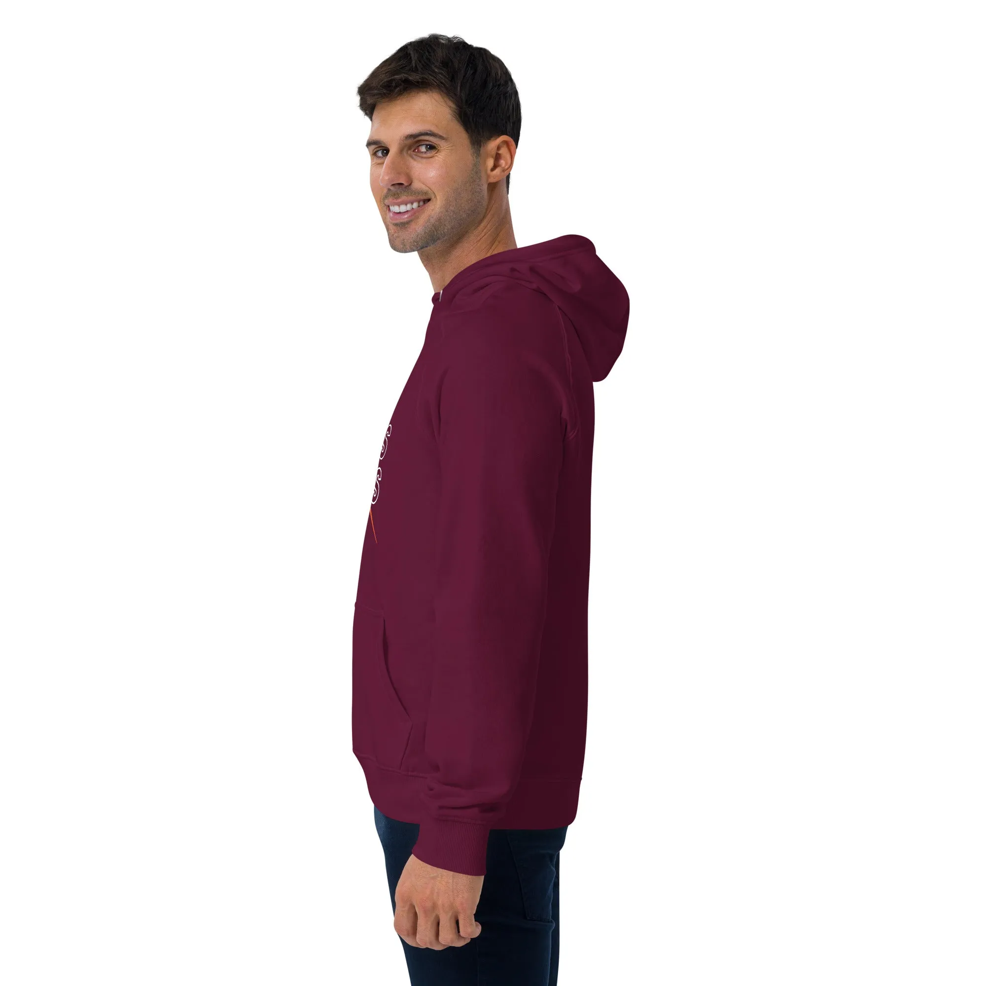 Jesus Saves Graphics Men Eco Raglan Hoodie