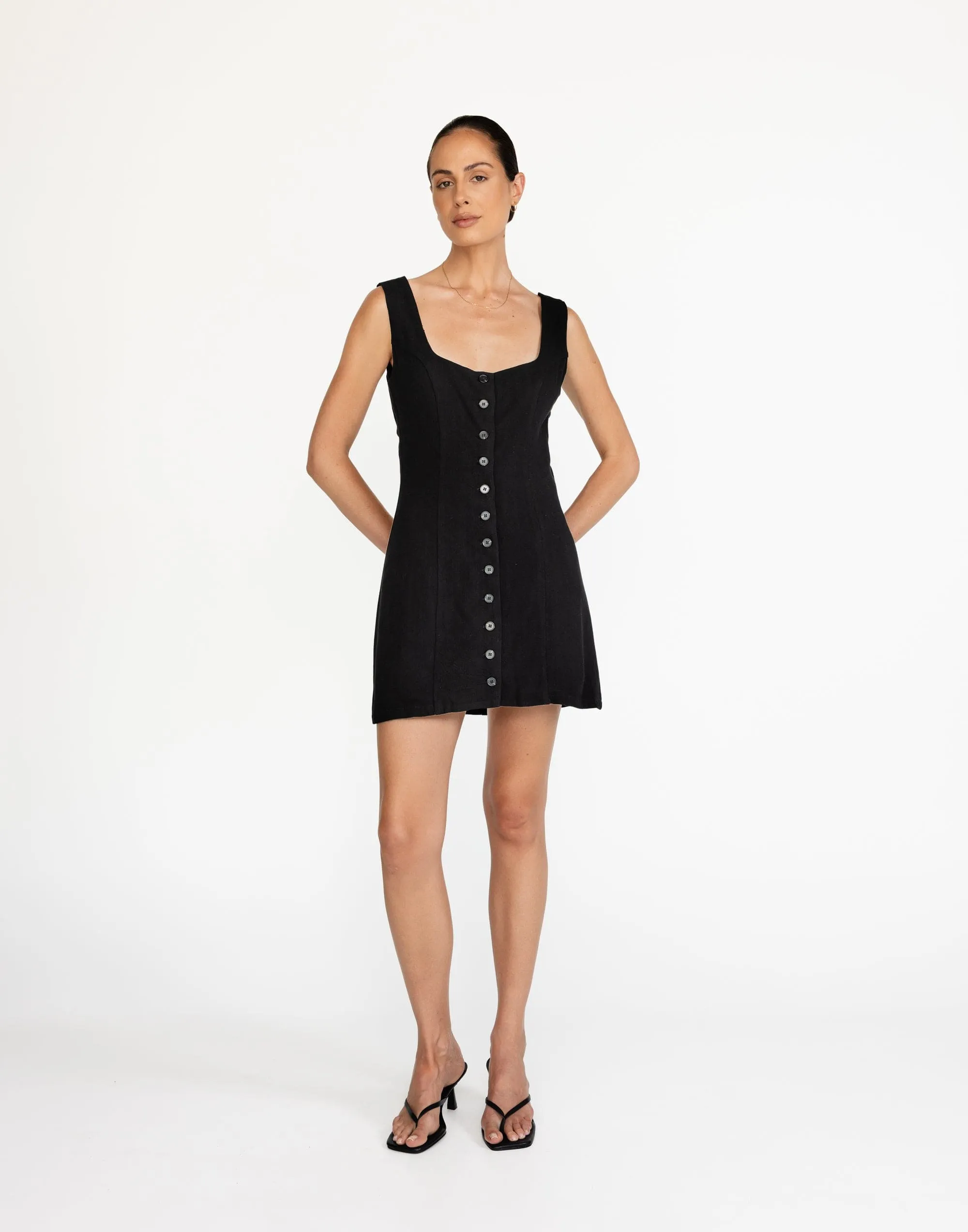 Joni Mini Dress (Black)
