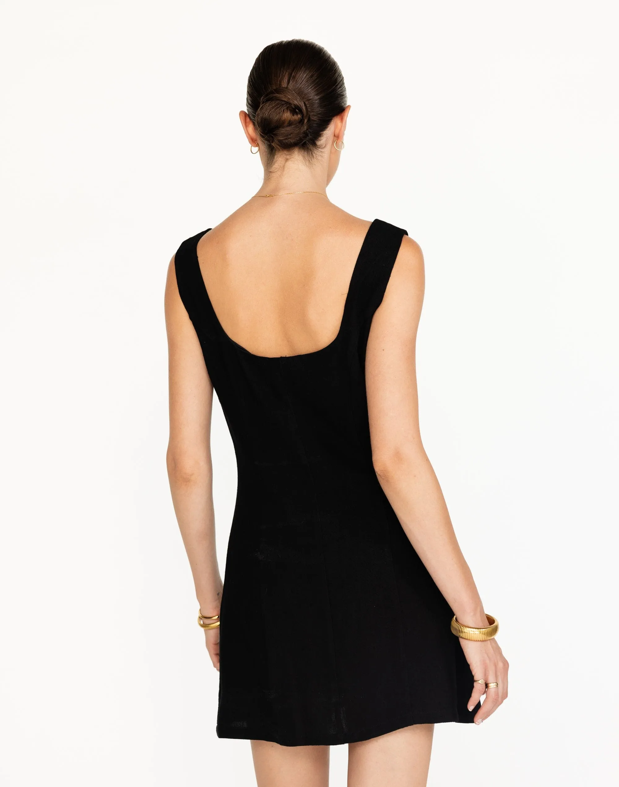 Joni Mini Dress (Black)