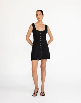 Joni Mini Dress (Black)