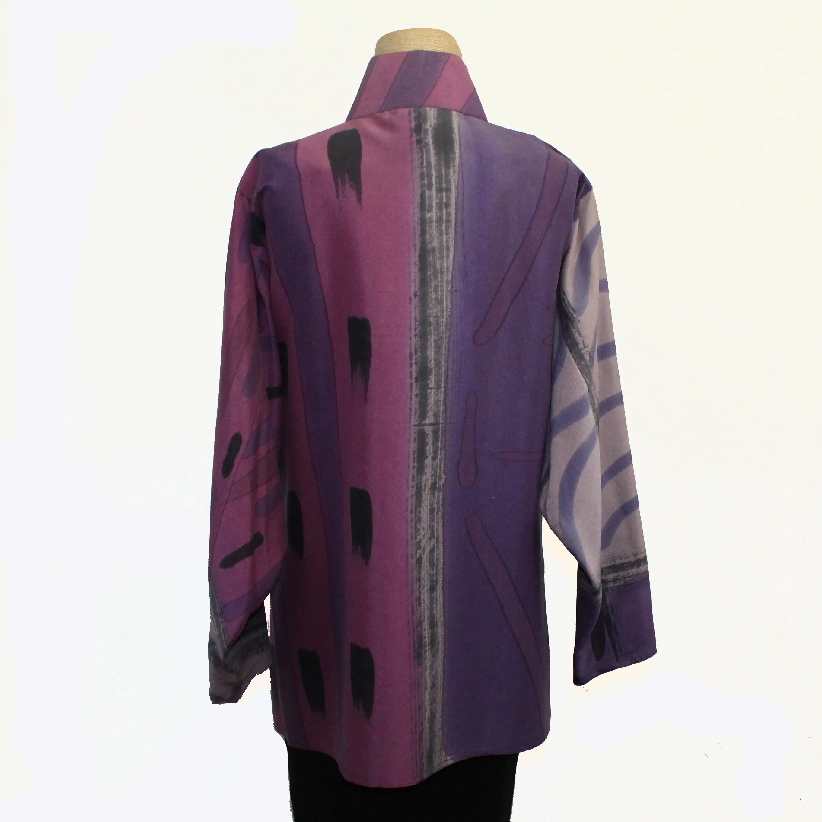 Kay Chapman Shirt, Issey, Why Not, Purples, M/L