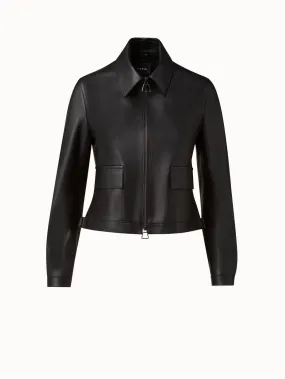 Lamb Nappa Leather Blouson Jacket