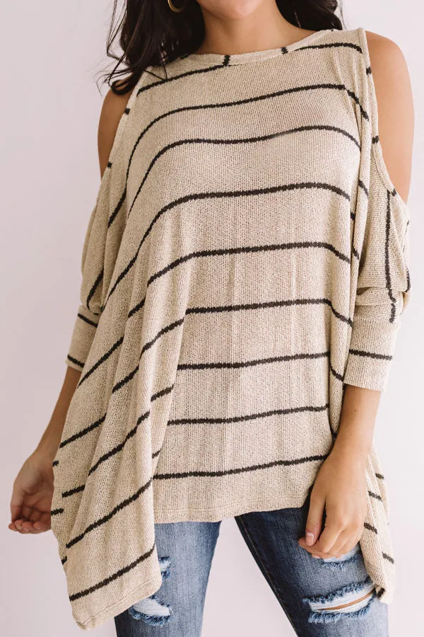 Lattes and Lounging Shift Tunic in Taupe