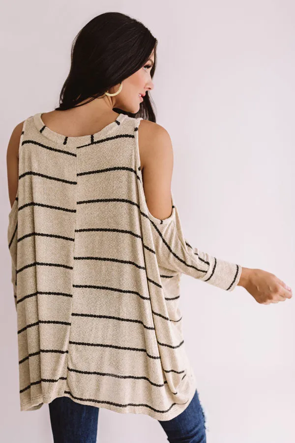 Lattes and Lounging Shift Tunic in Taupe