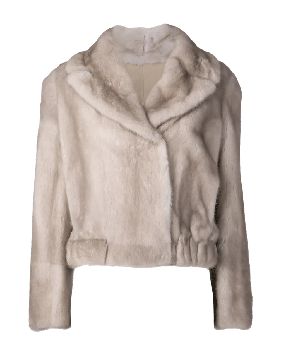 Mink Cropped Coat