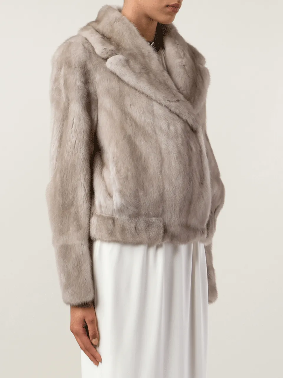 Mink Cropped Coat