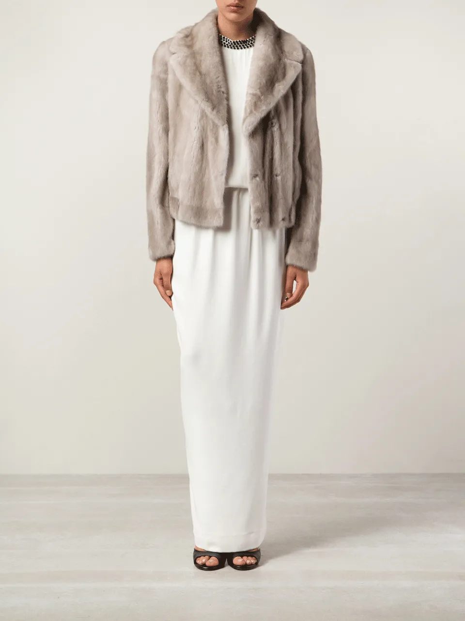 Mink Cropped Coat
