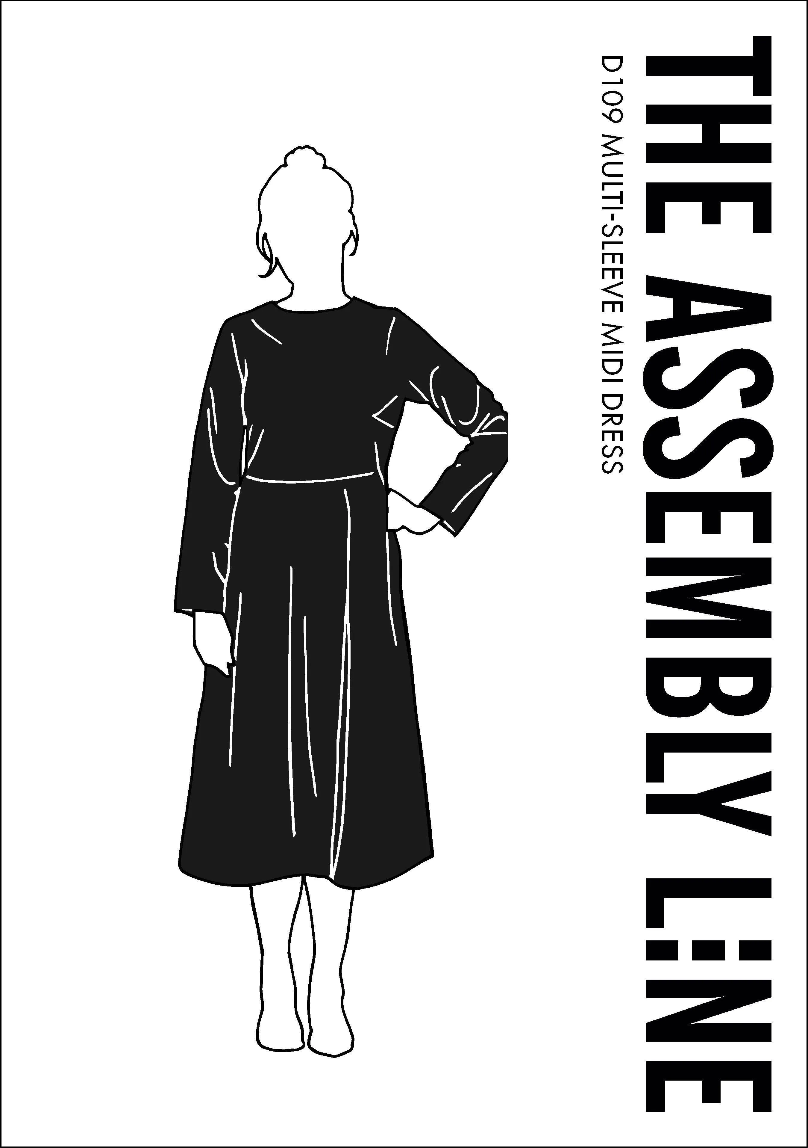 Multi-Sleeve Midi Dress - Sewing Pattern | The Assembly Line