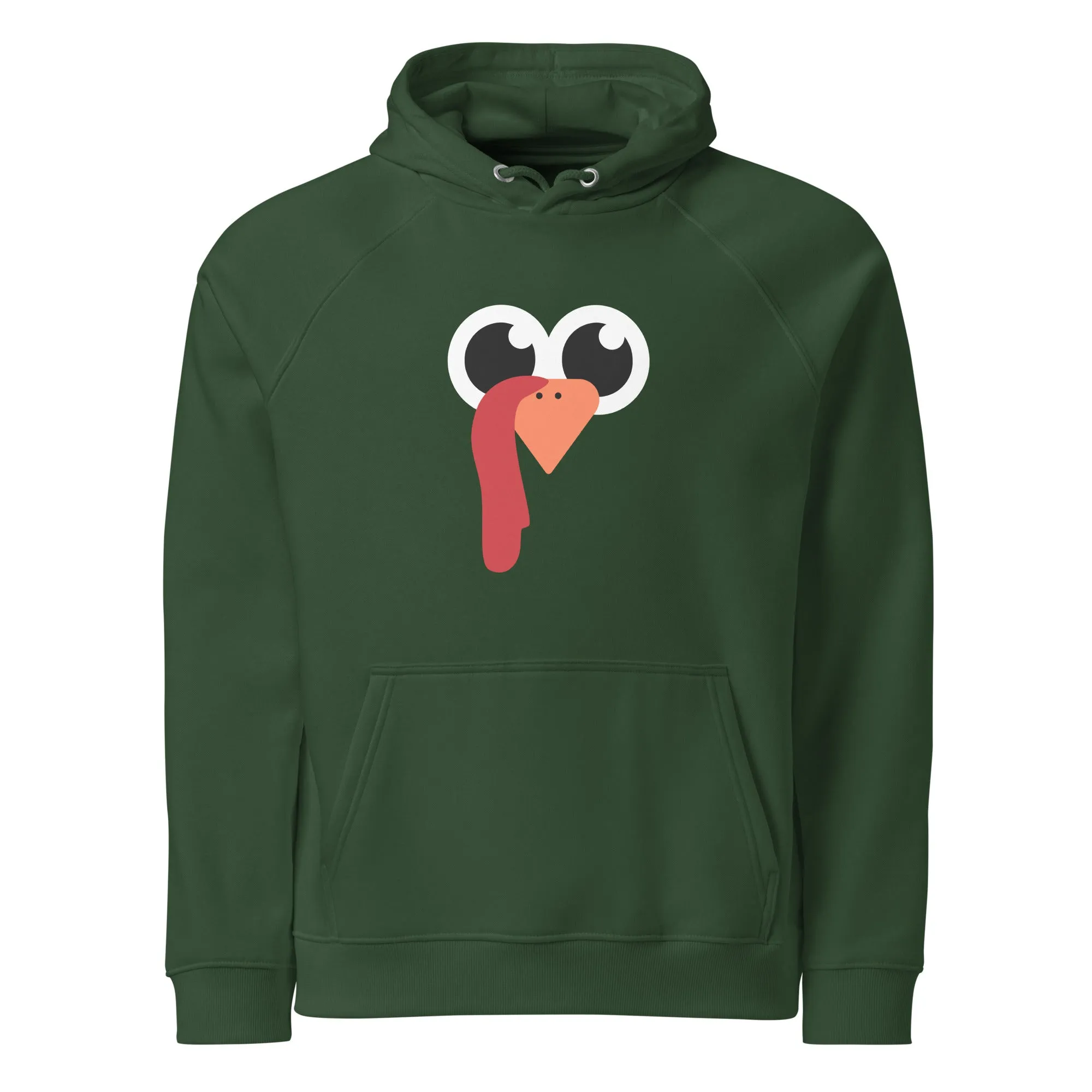 Nose And Peak Thanksgiving Graphic Men Eco Raglan Hoodie