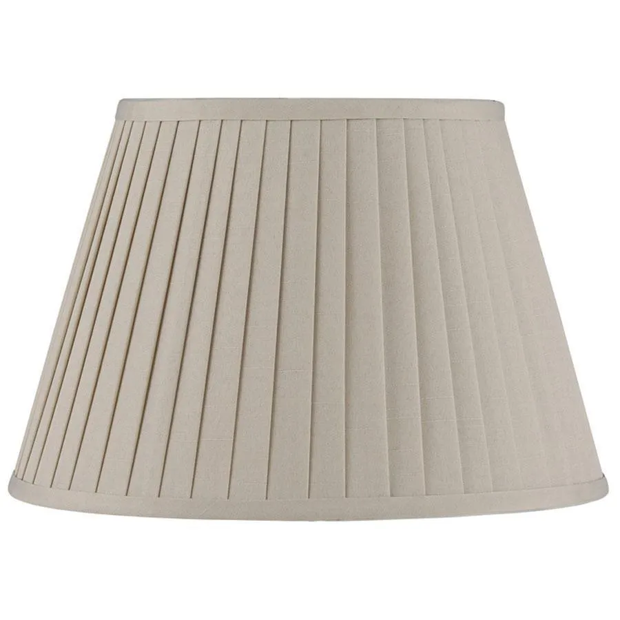 Pacific Lifestyle Taupe Poly Cotton Knife Pleat Shade 30cm