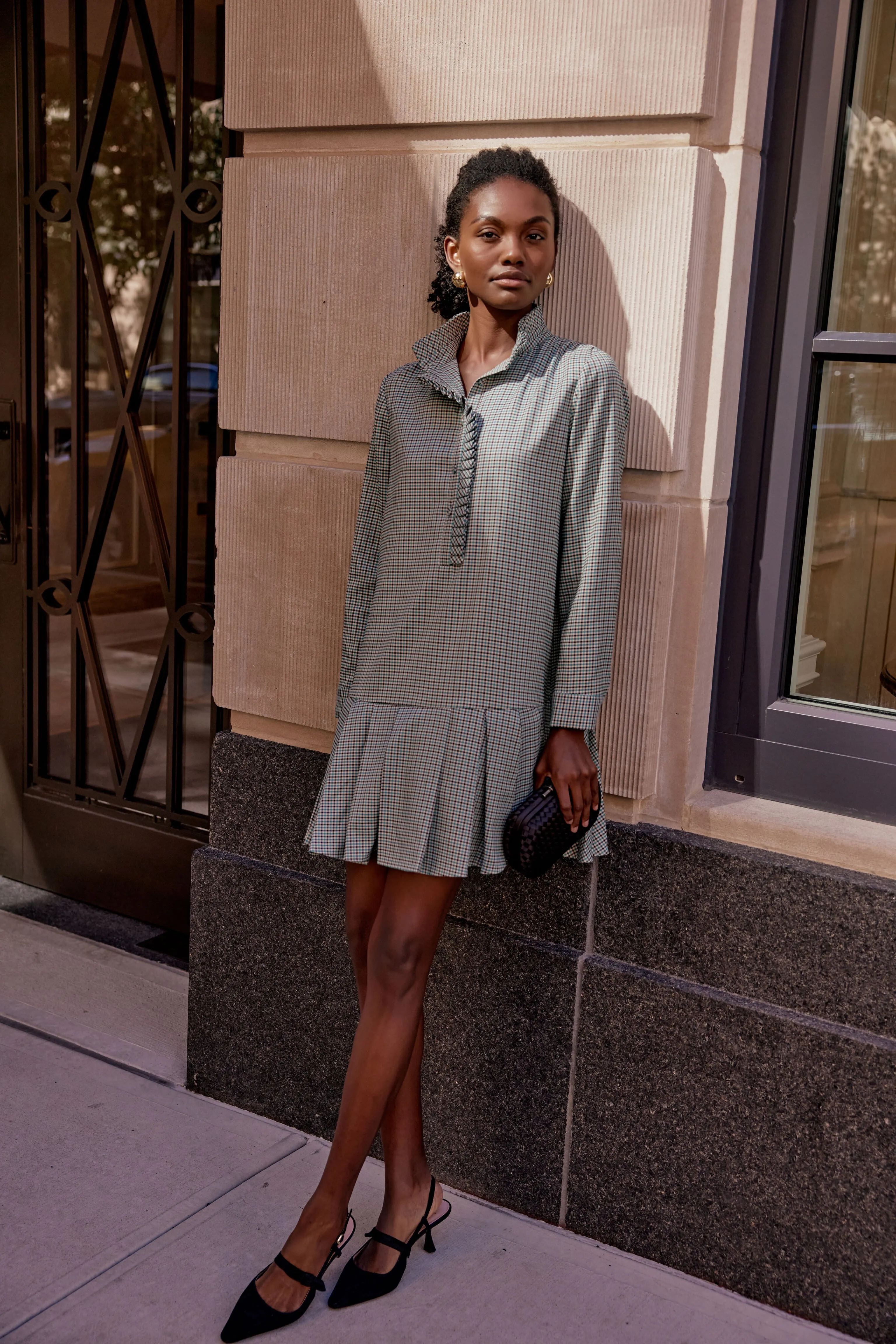 Palladian Check Tate Dress