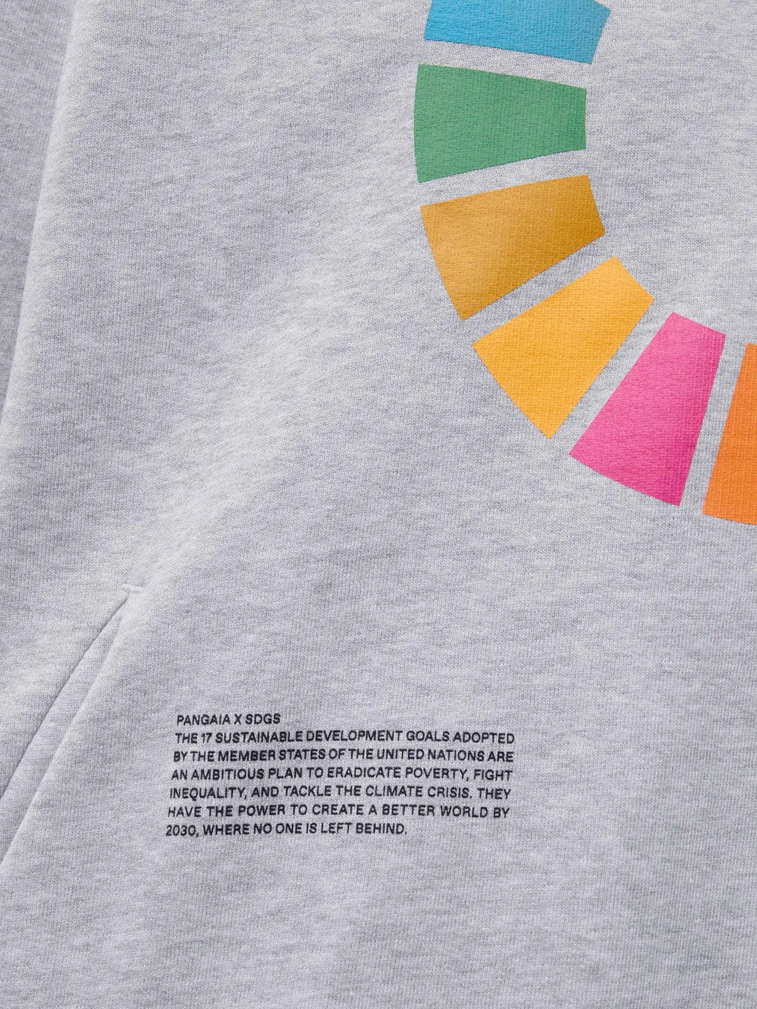 PANGAIA x SDGS Signature Hoodie—grey marl