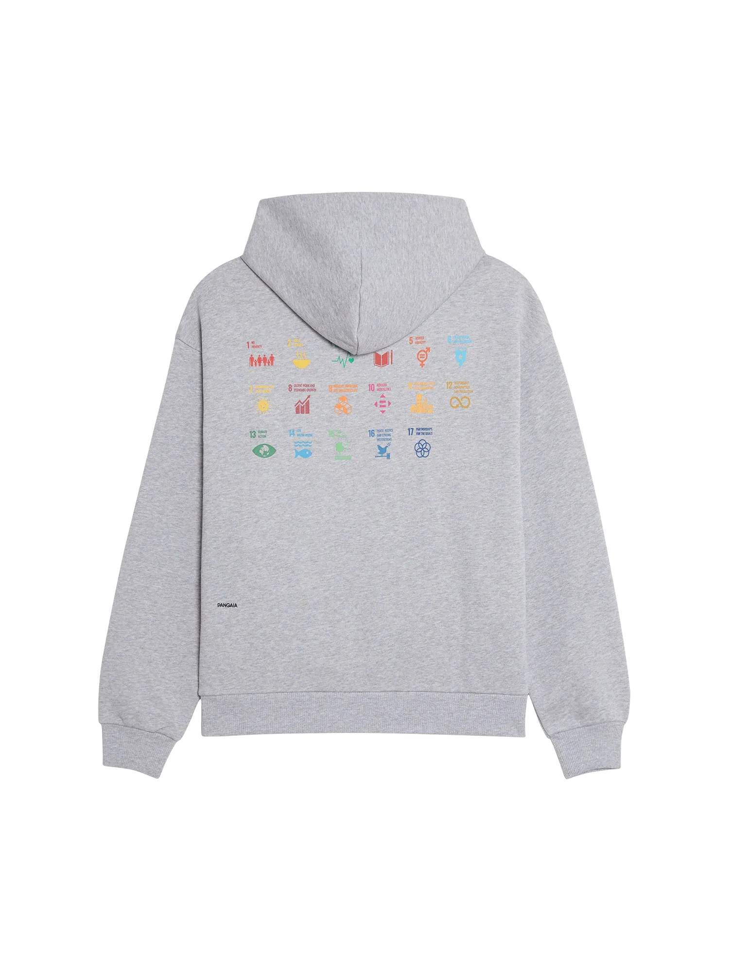 PANGAIA x SDGS Signature Hoodie—grey marl