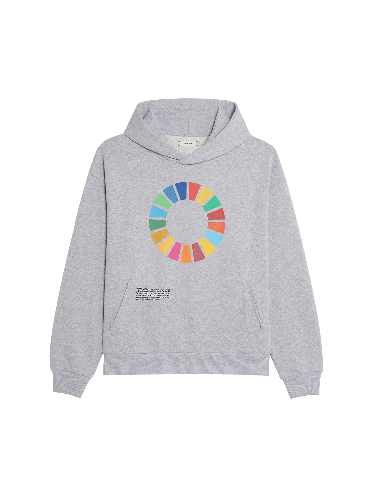 PANGAIA x SDGS Signature Hoodie—grey marl