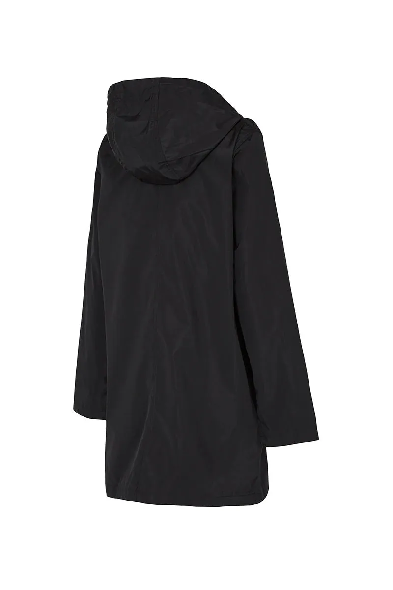 PAQME - Womens 3/4 Raincoat - Black