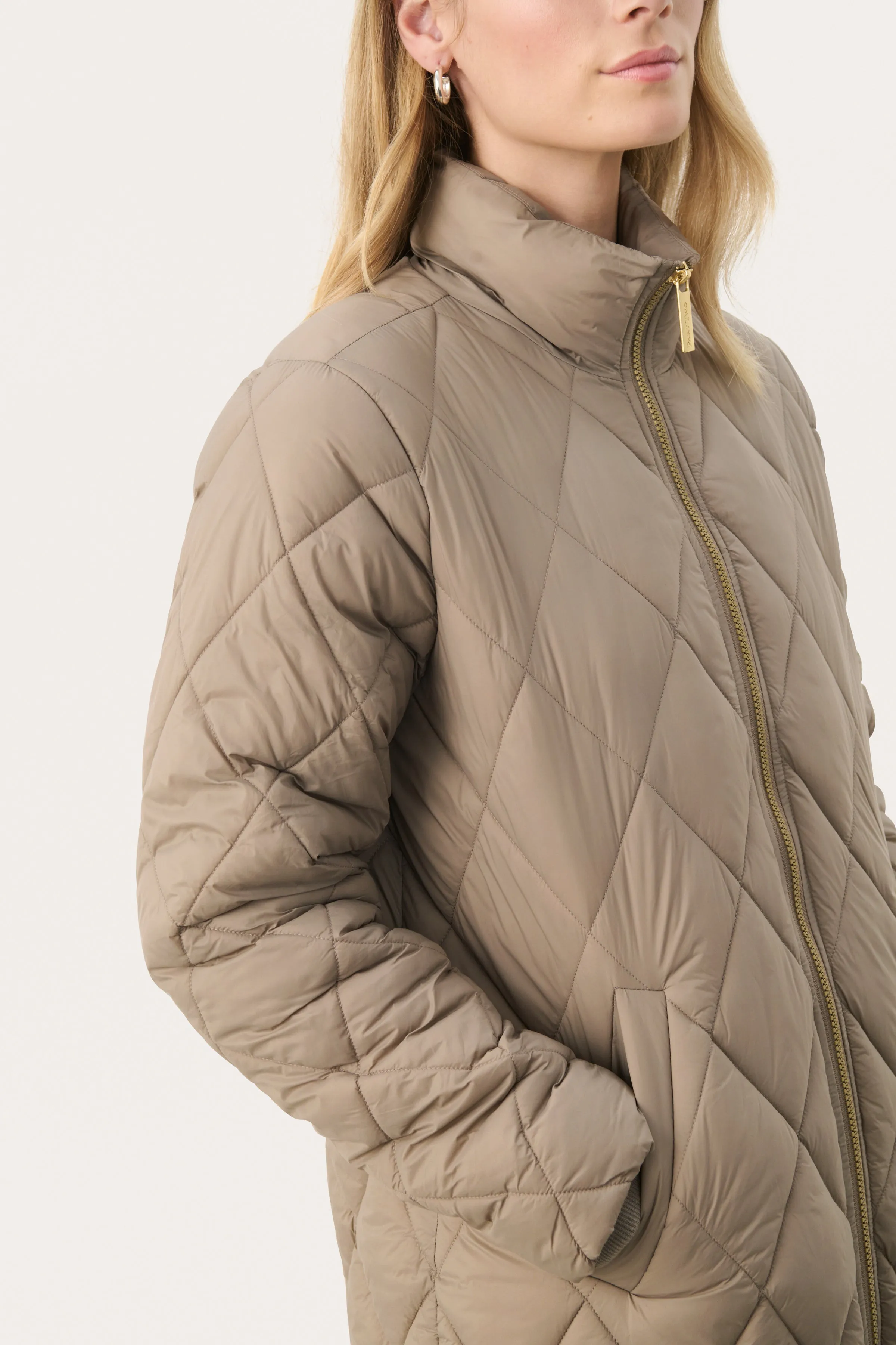 Part Two Olilas Mid Quilted Coat