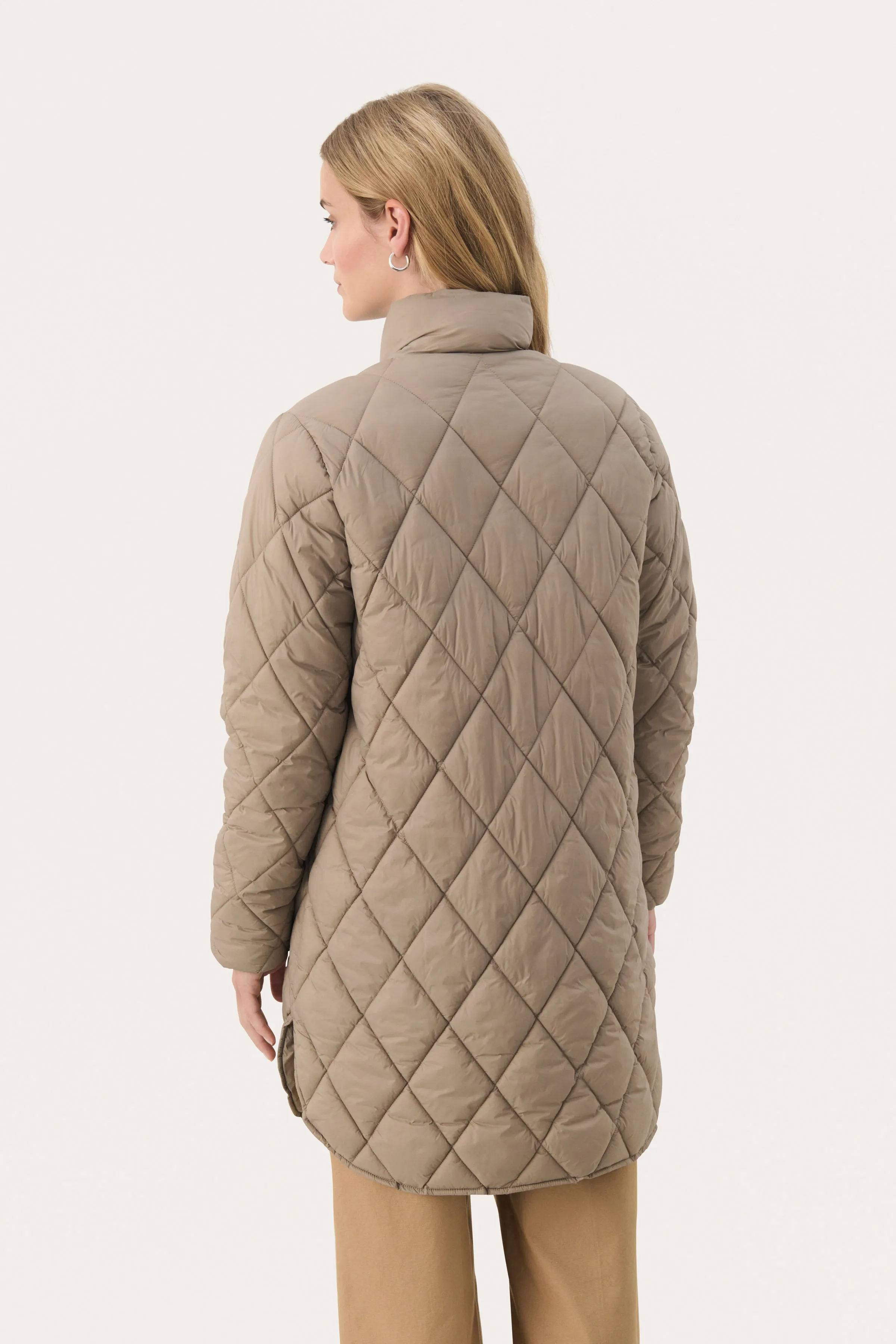Part Two Olilas Mid Quilted Coat