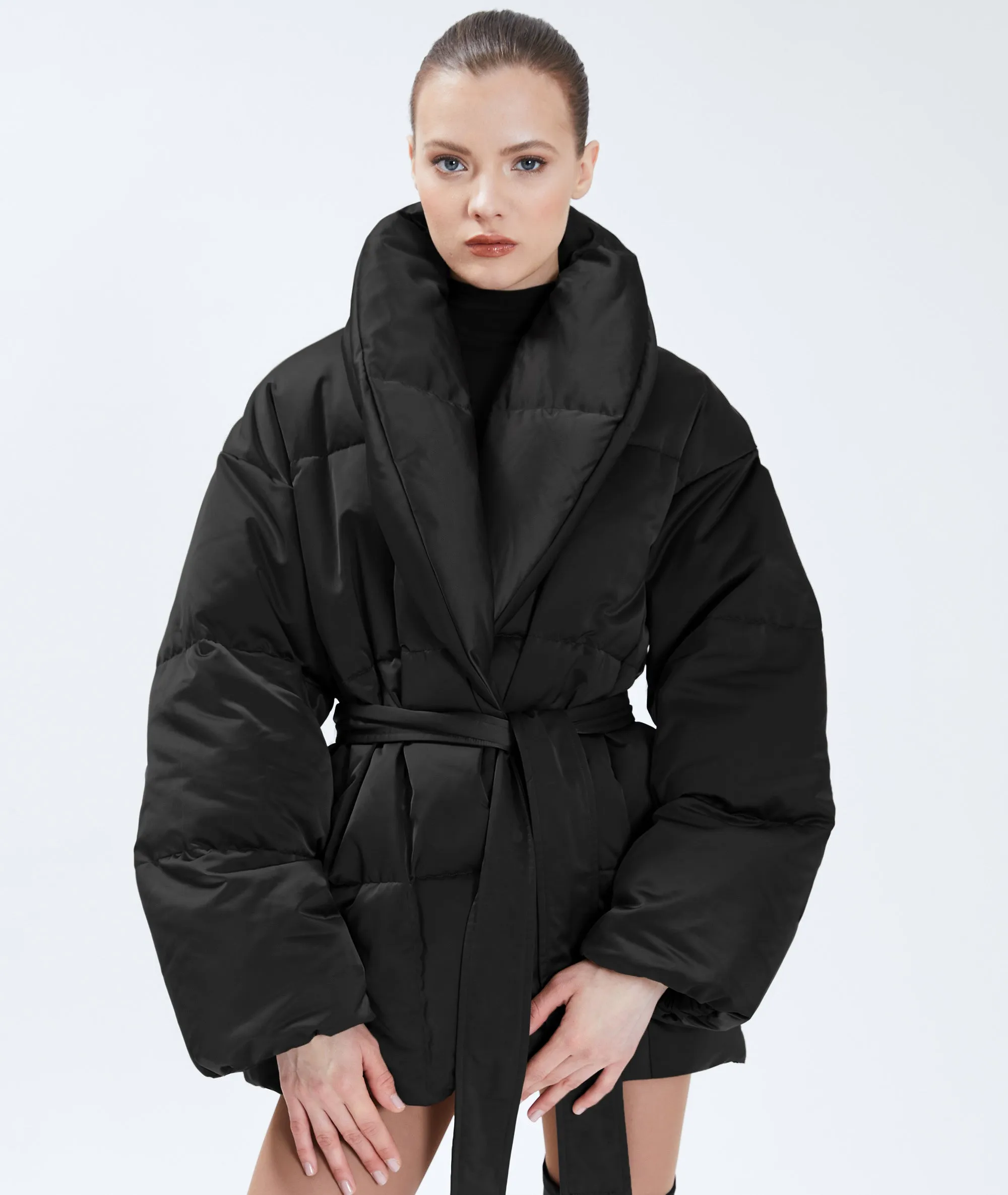 PRISCILLA | SATIN PUFFER JACKET